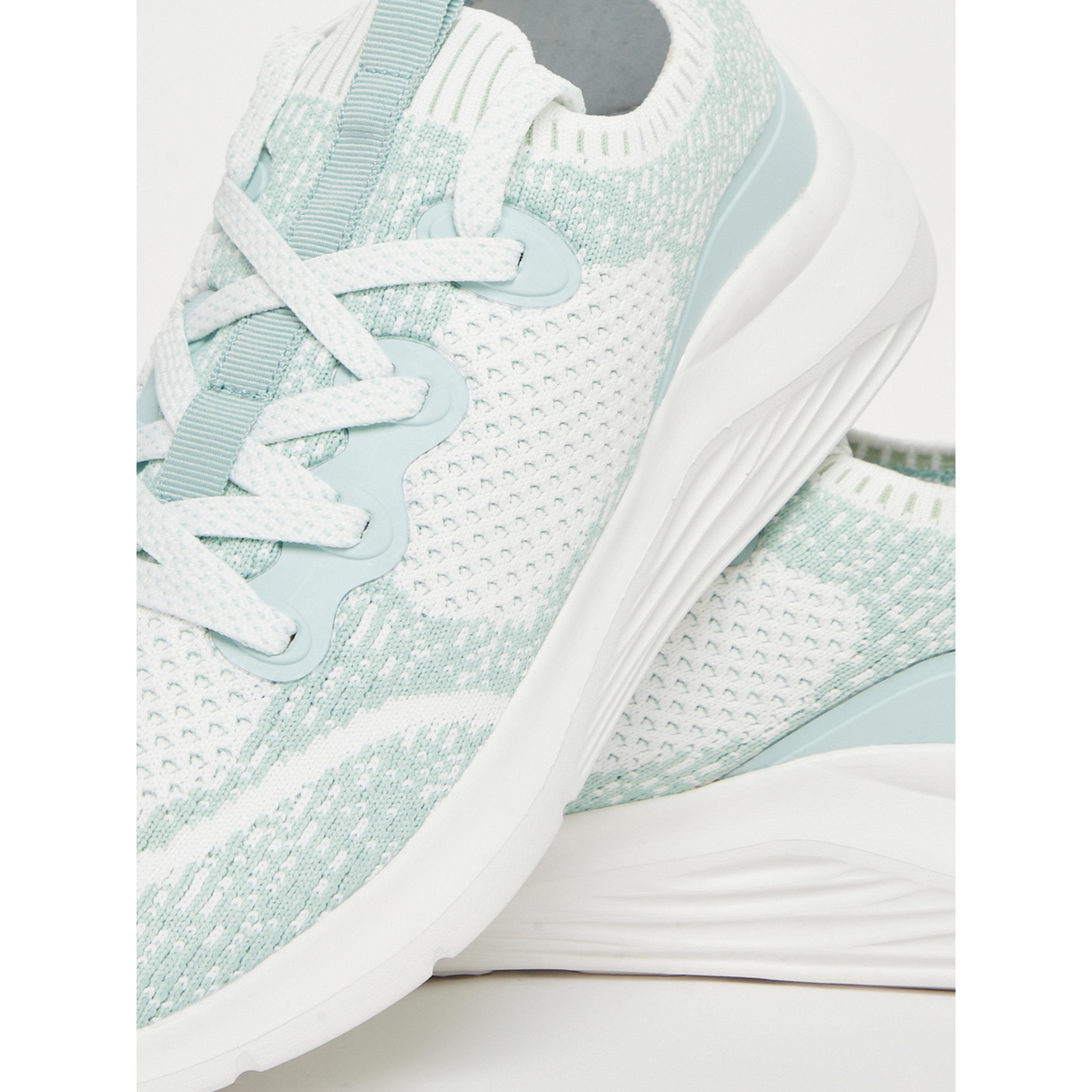 Styli Women Green Textile Knit Sneakers-women-shoes-sneakers-image-4
