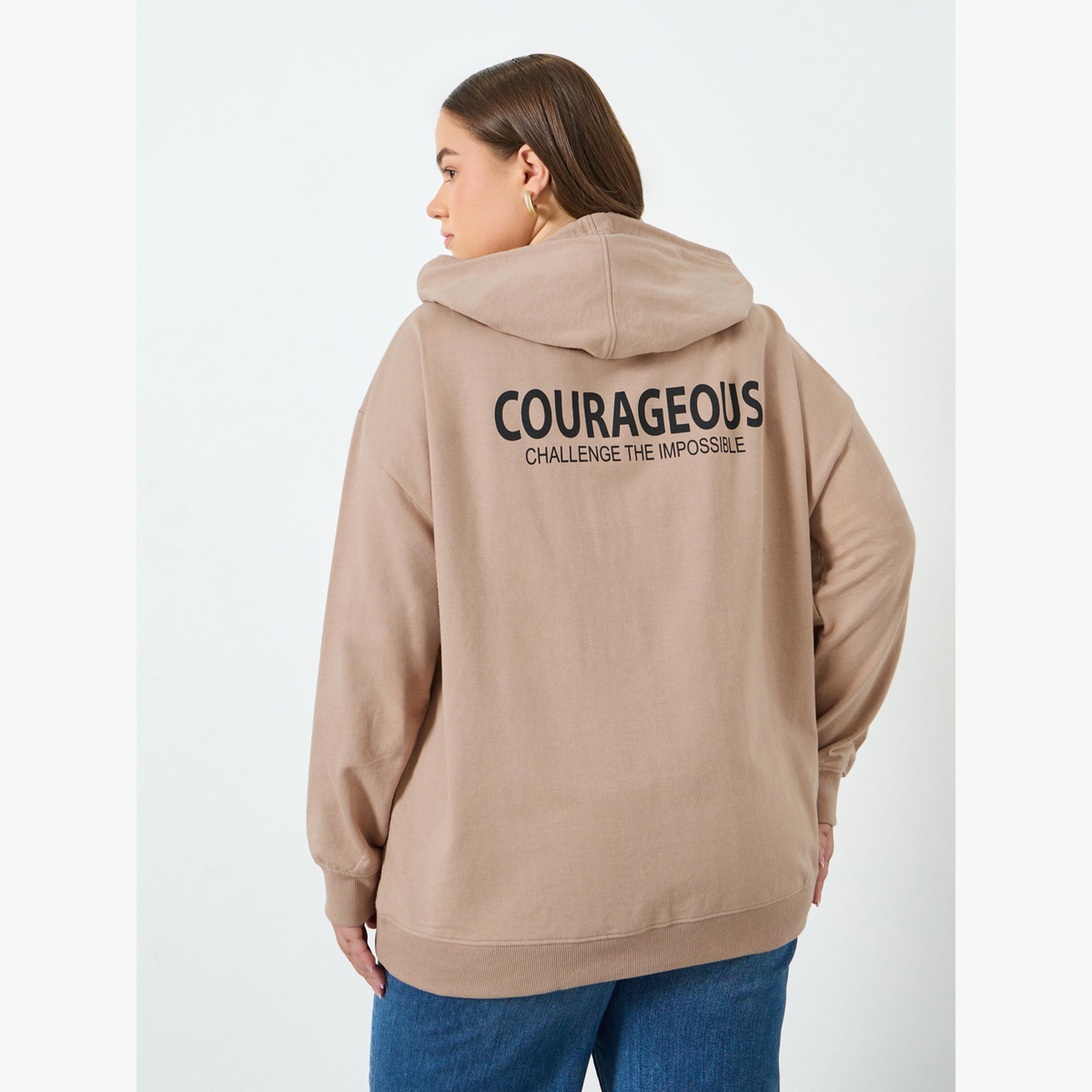 هودي طويل بمقاس كبير وطبعة كتابة-women-clothing-hoodiesandsweatshirts-hoodies-image-3