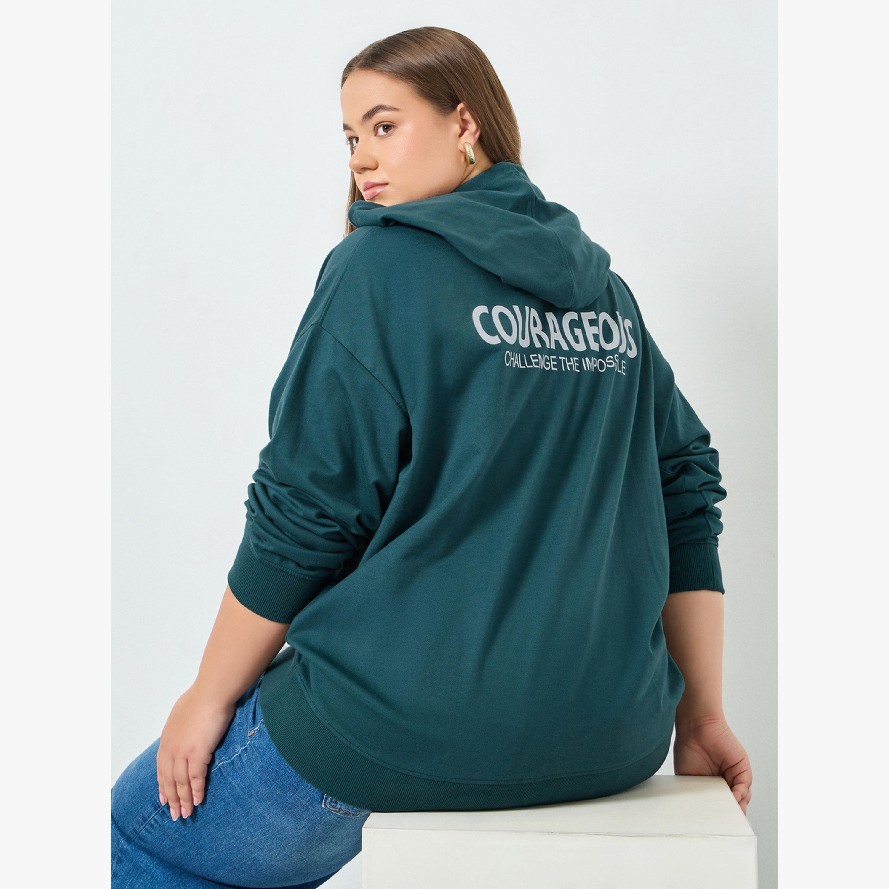 هودي طويل بمقاس كبير وطبعة كتابة-women-clothing-hoodiesandsweatshirts-hoodies-image-3