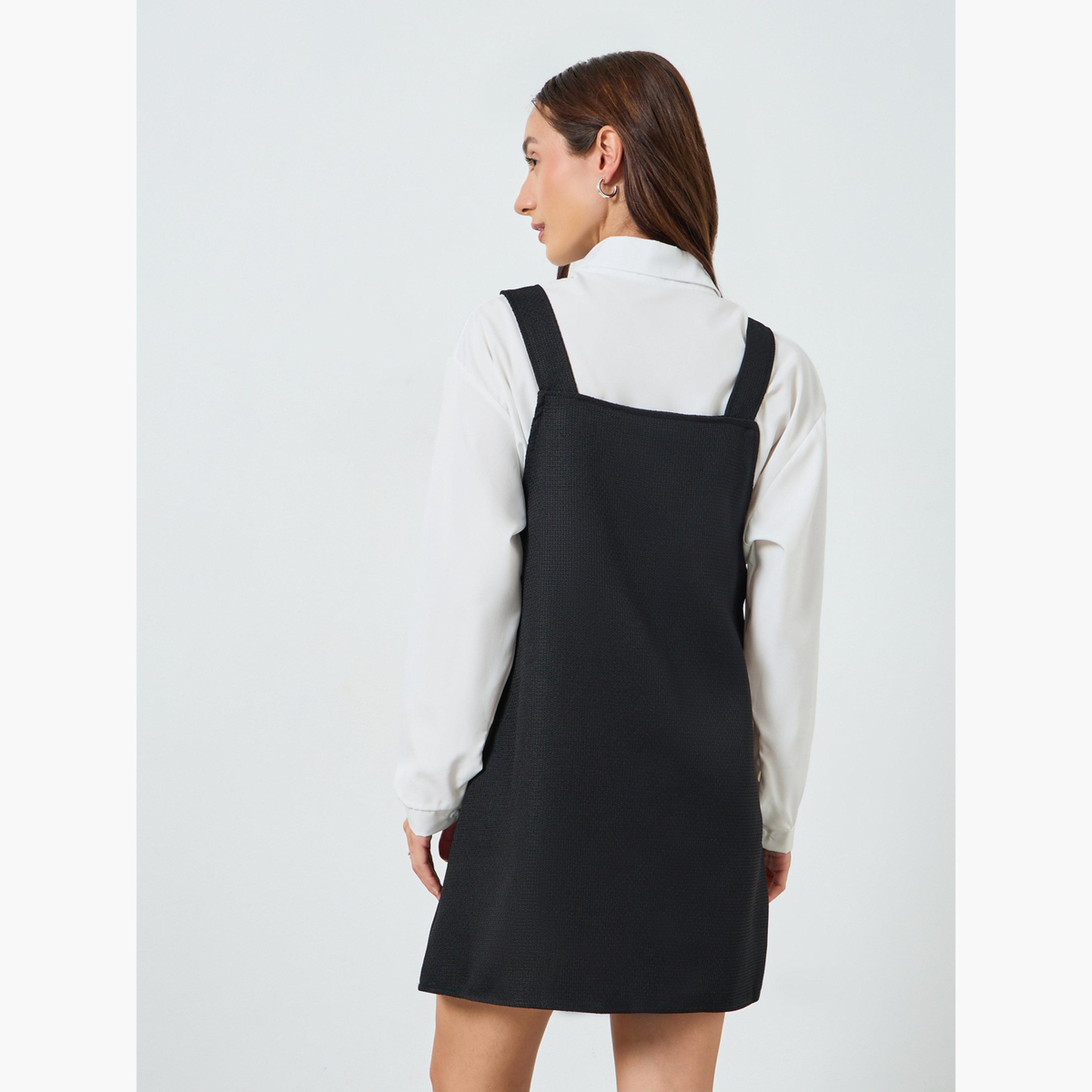 Take Two Women Black Sleeveless A-Line Mini Dress-women-clothing-dresses-image-4