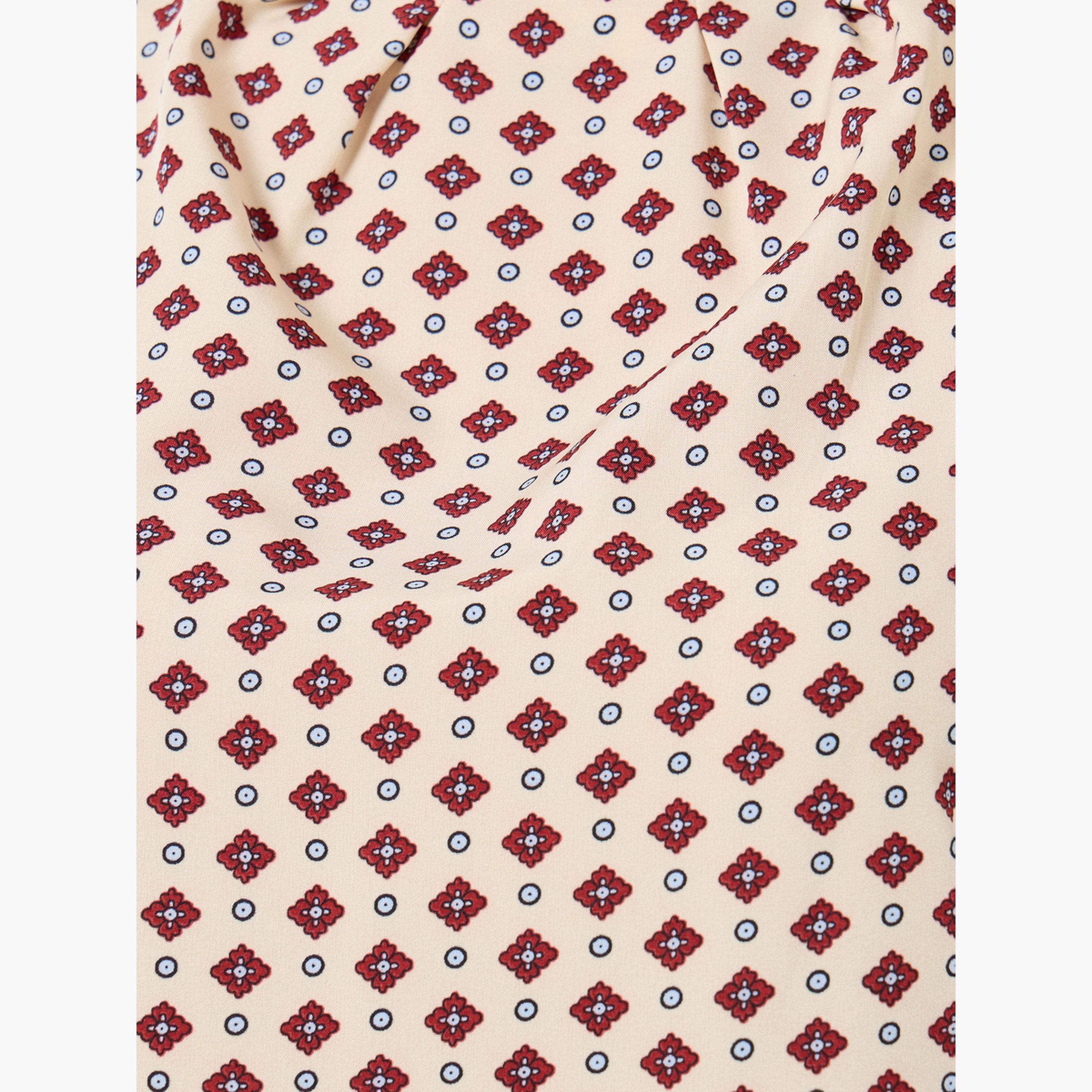 Take Two All-Over Printed Mock Neck Puff Sleeve Top-women-clothing-shirtsandblouses-blouses-image-5