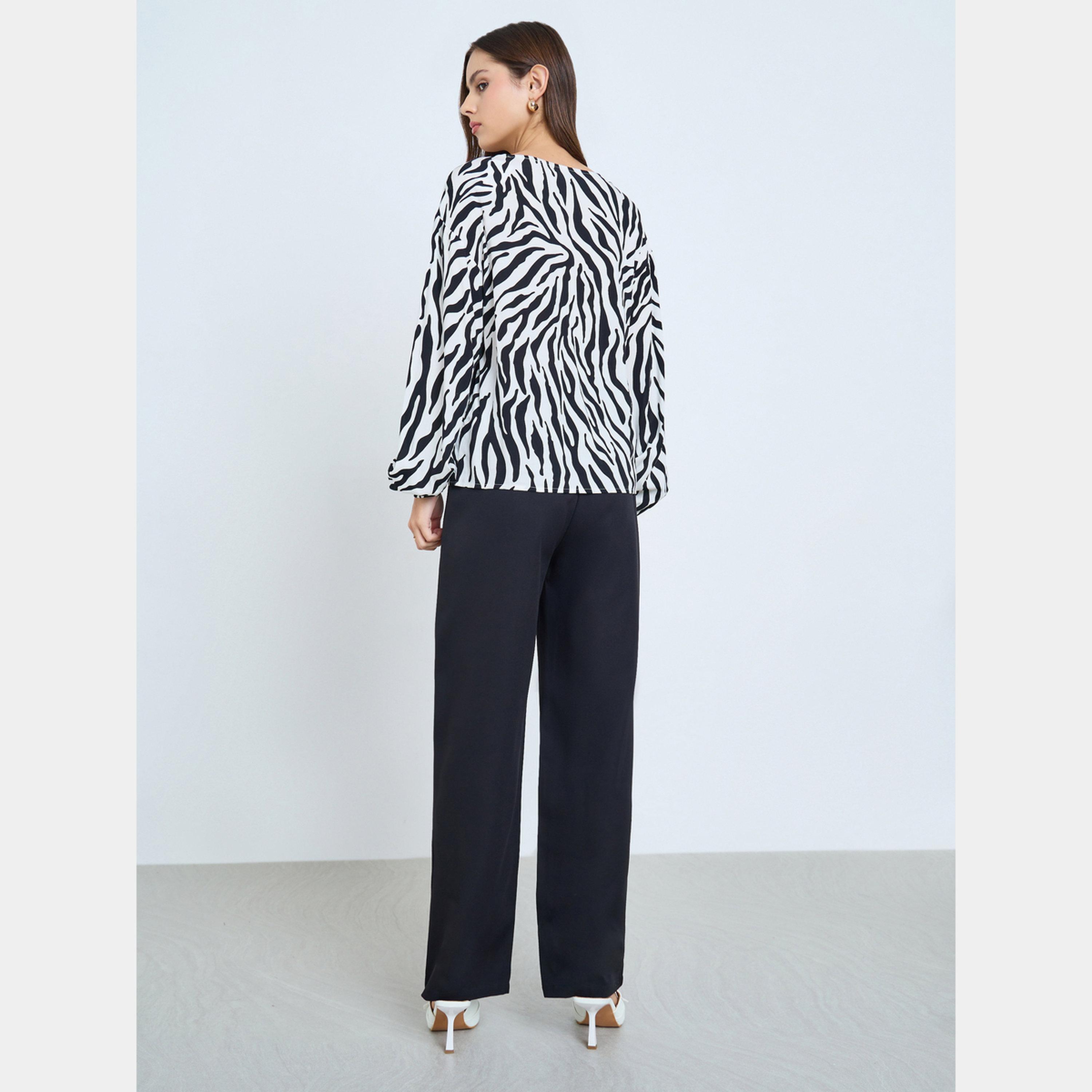 Take Two Animal Print Top and Trousers Co-Ords-women-clothing-coordsets-image-5