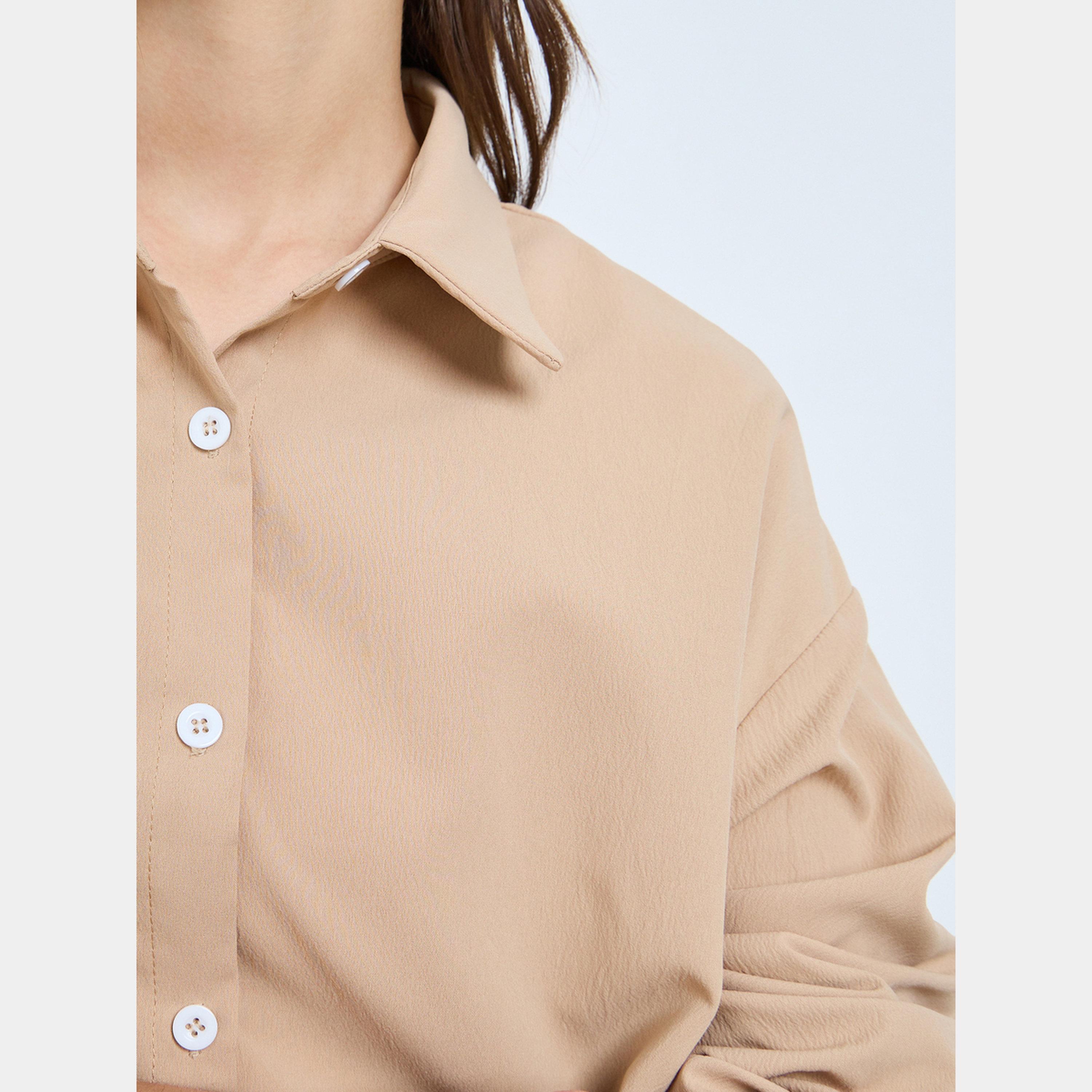 Take Two Beige Longline Shirt and Pants Co-ords-women-clothing-coordsets-image-5