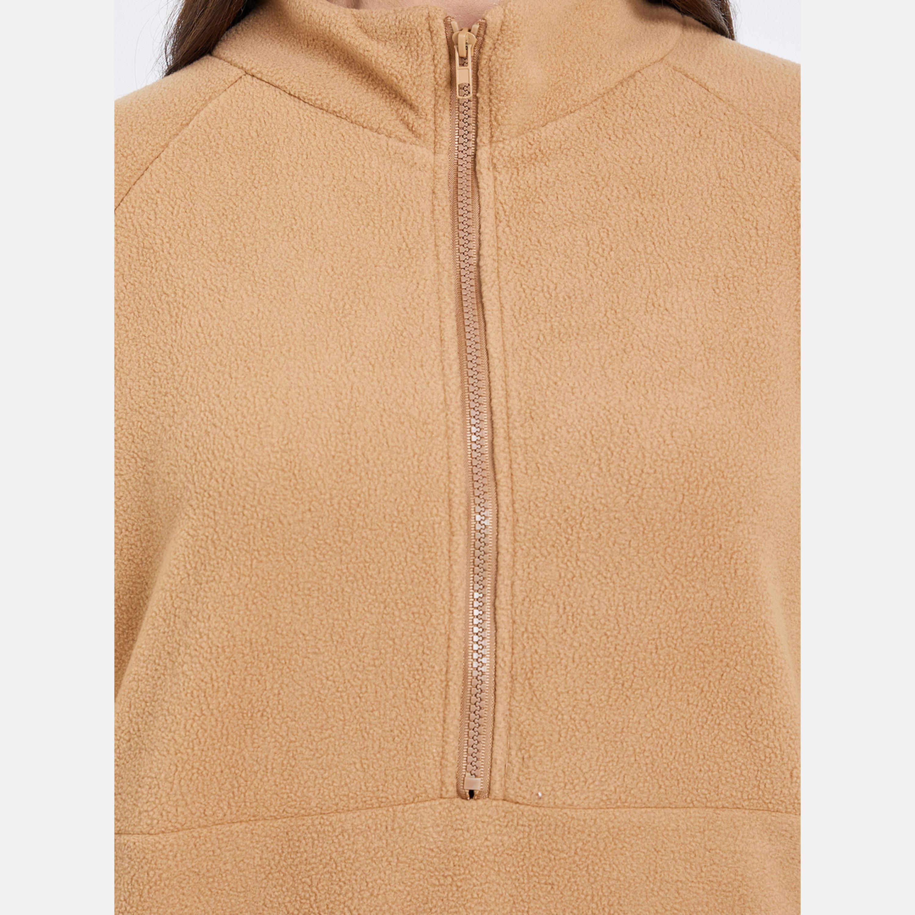 تيك تو - سويت شيرت نسائي سادة برقبة عالية وأكمام طويلة-women-winterwear-hoodiesandsweatshirts-sweatshirts-image-3