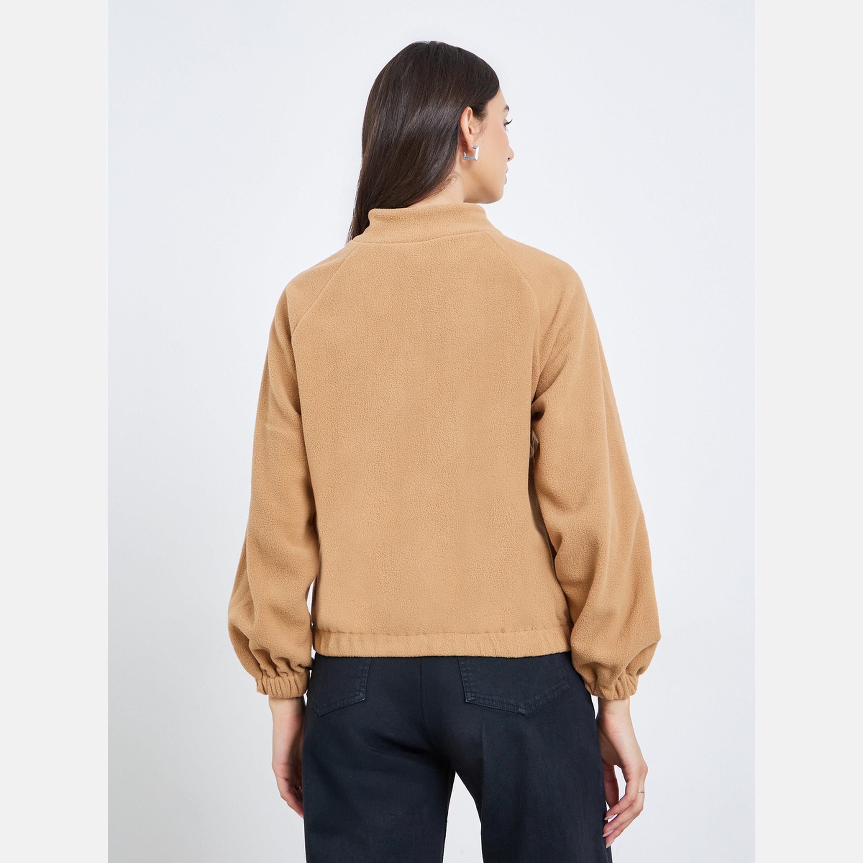 تيك تو - سويت شيرت نسائي سادة برقبة عالية وأكمام طويلة-women-winterwear-hoodiesandsweatshirts-sweatshirts-image-4