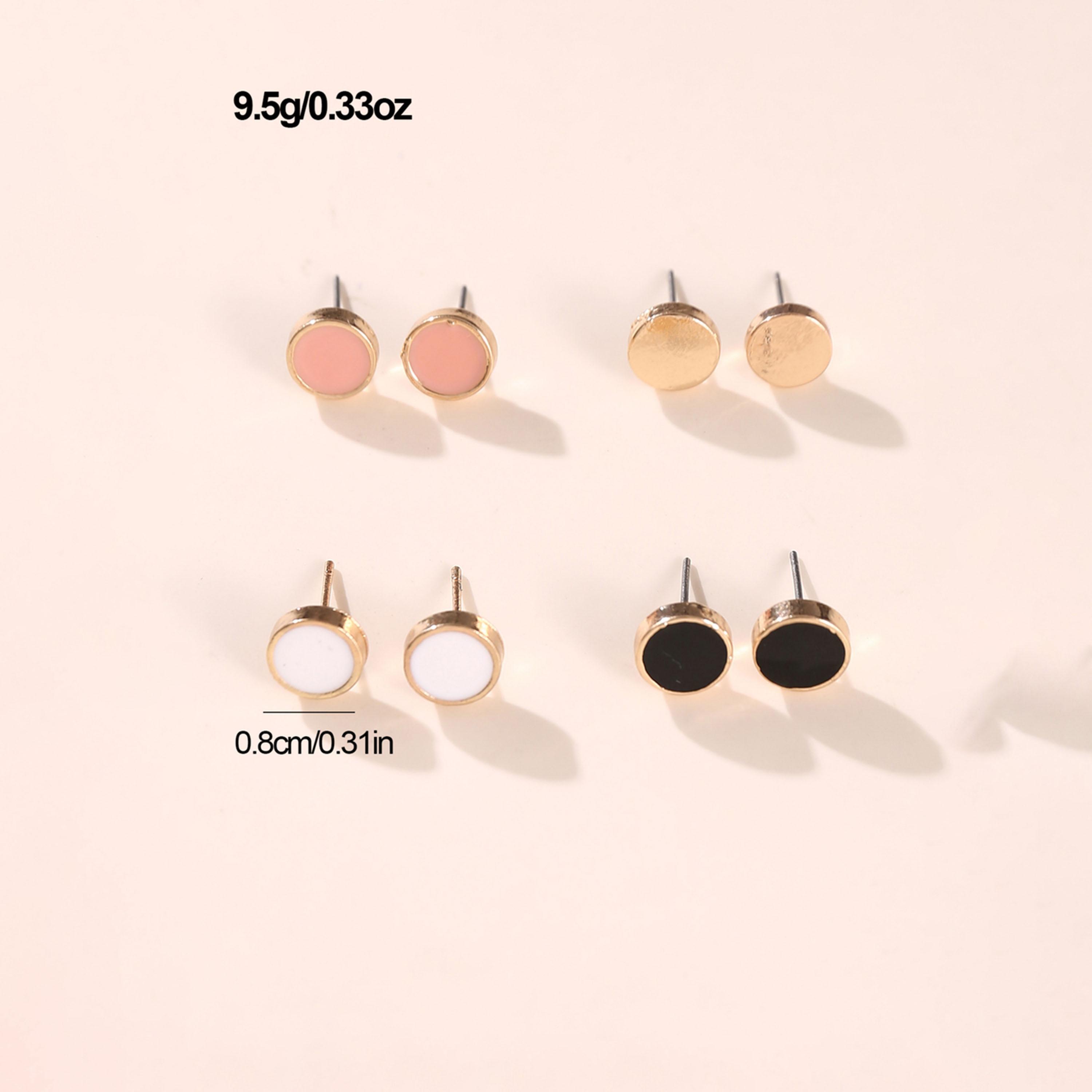 Take Two Set of 4 - Round Stud Earrings-women-watchesandjewellery-jewellery-earrings-image-4