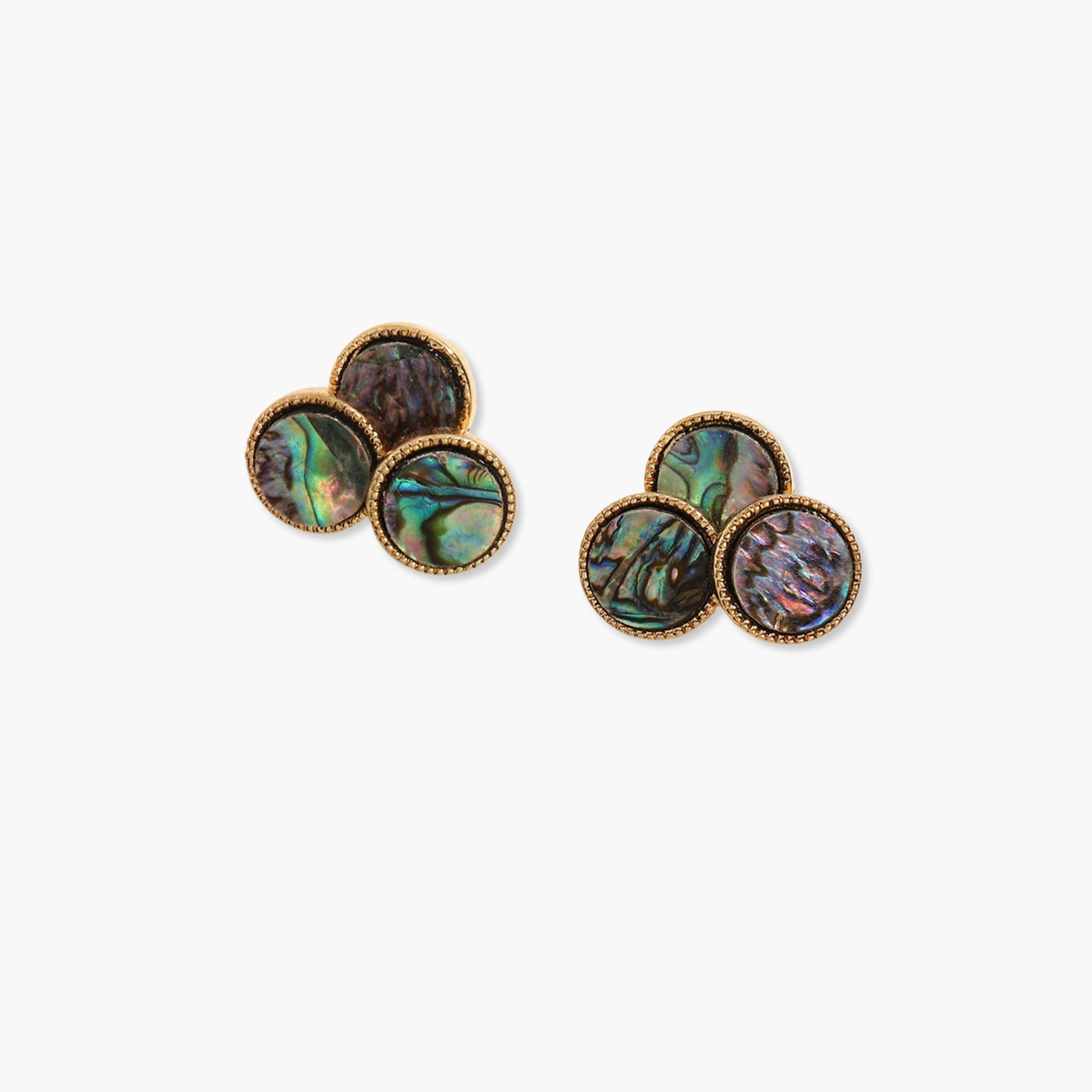 Take Two Colored Shell Stud Earrings-women-watchesandjewellery-jewellery-earrings-image-1