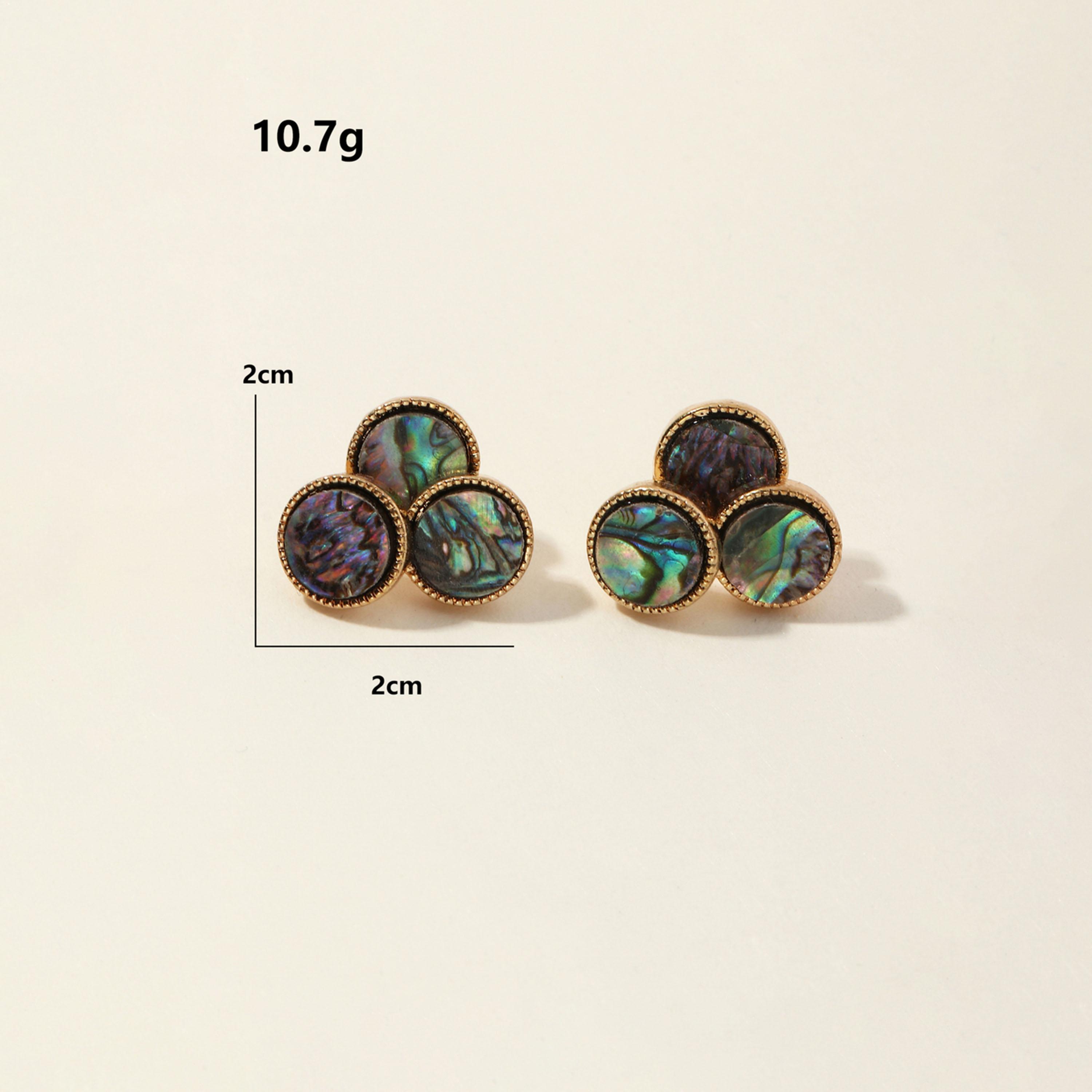 Take Two Colored Shell Stud Earrings-women-watchesandjewellery-jewellery-earrings-image-4