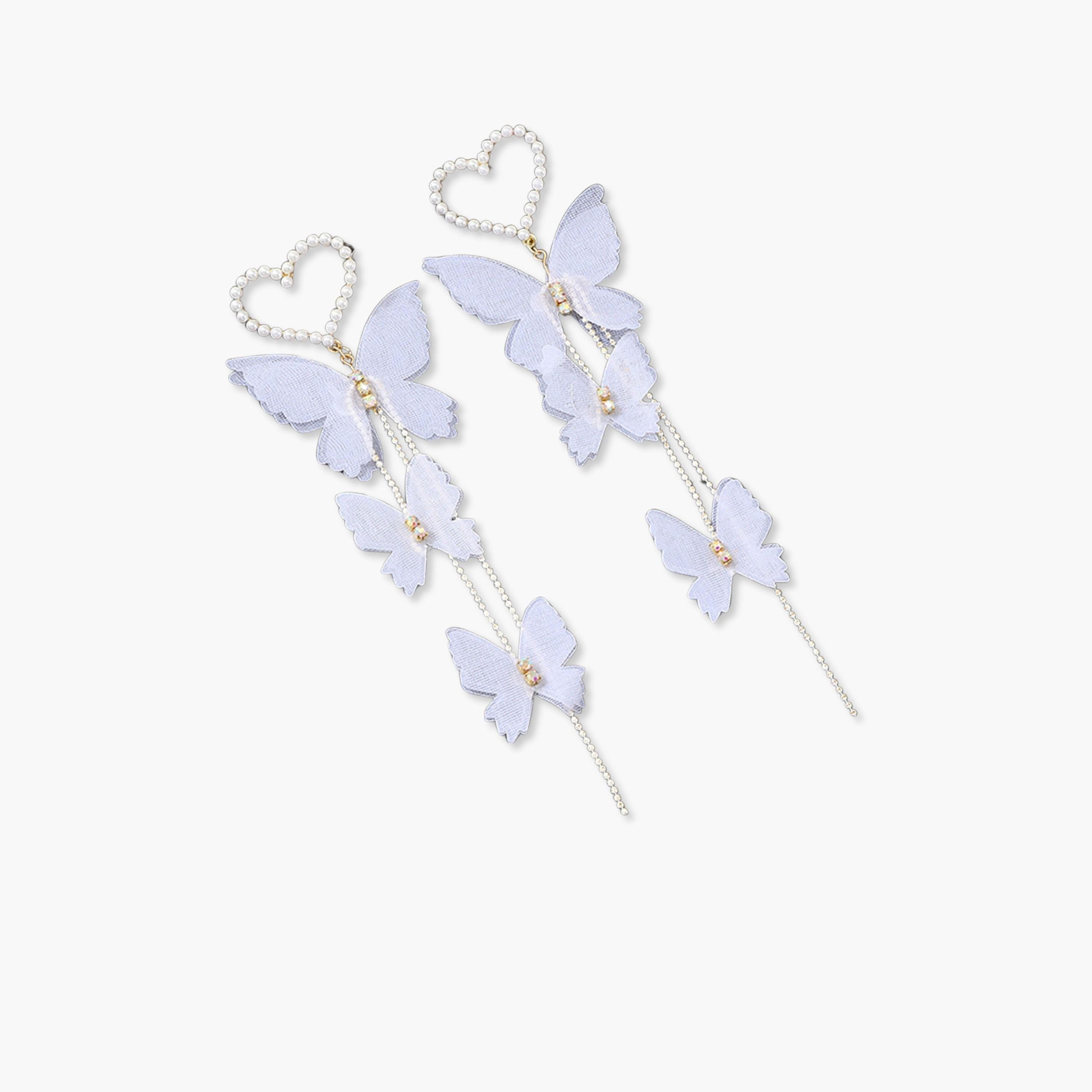 Take Two Butterfly Tassel Earrings-women-watchesandjewellery-jewellery-earrings-image-1
