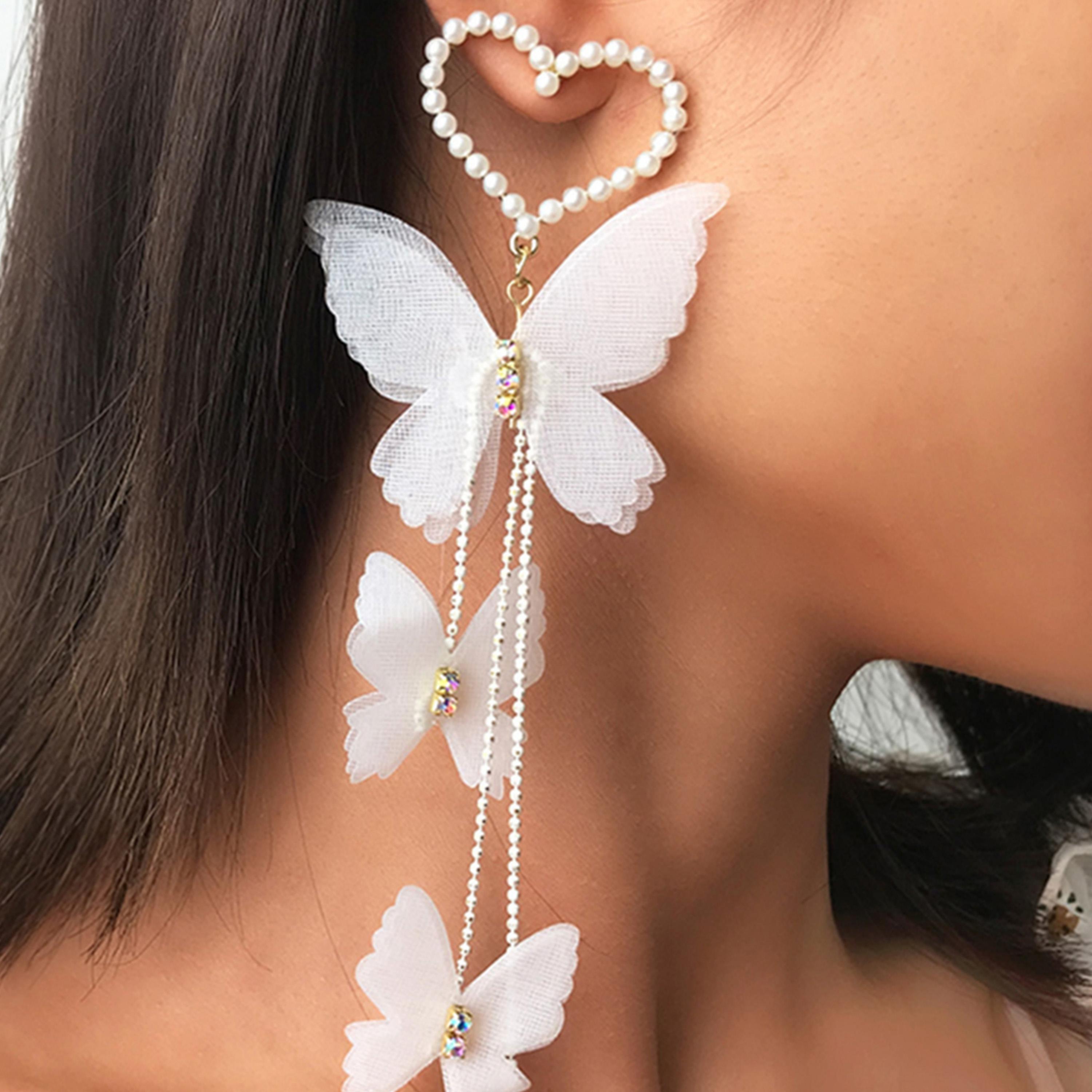 Take Two Butterfly Tassel Earrings-women-watchesandjewellery-jewellery-earrings-image-2