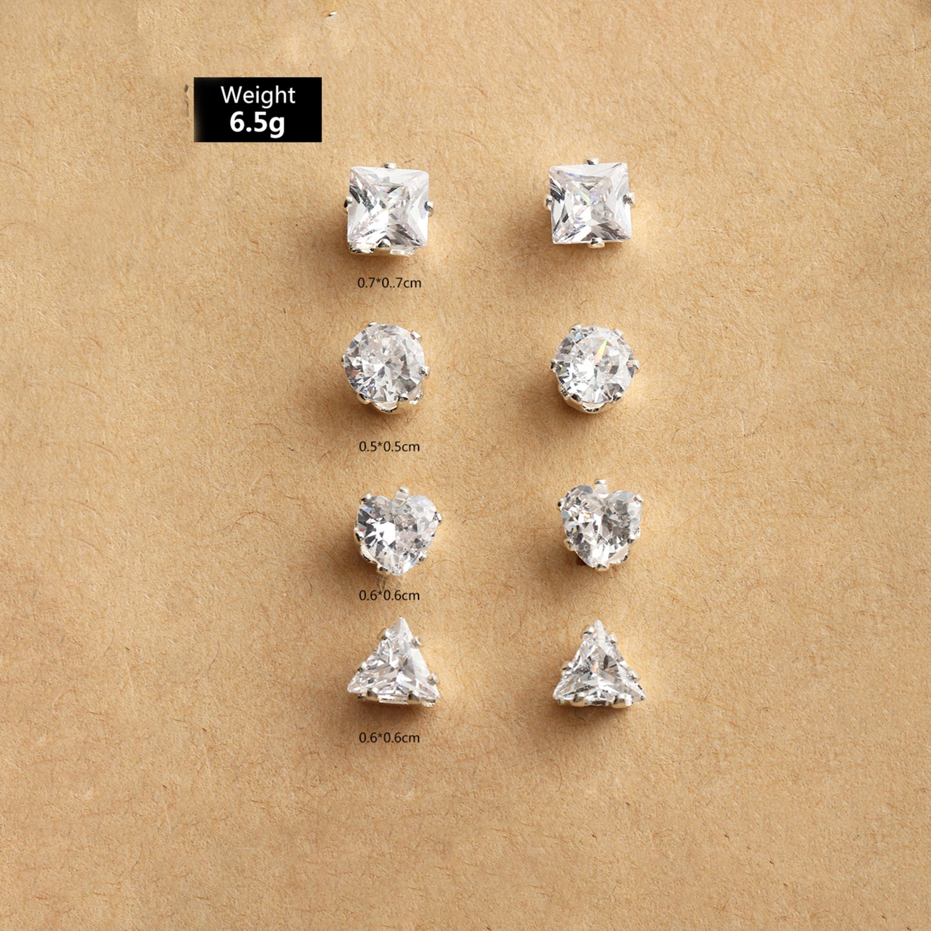 Take Two Set of 4 - Rhinestone Stud Earrings-women-watchesandjewellery-jewellery-earrings-image-6