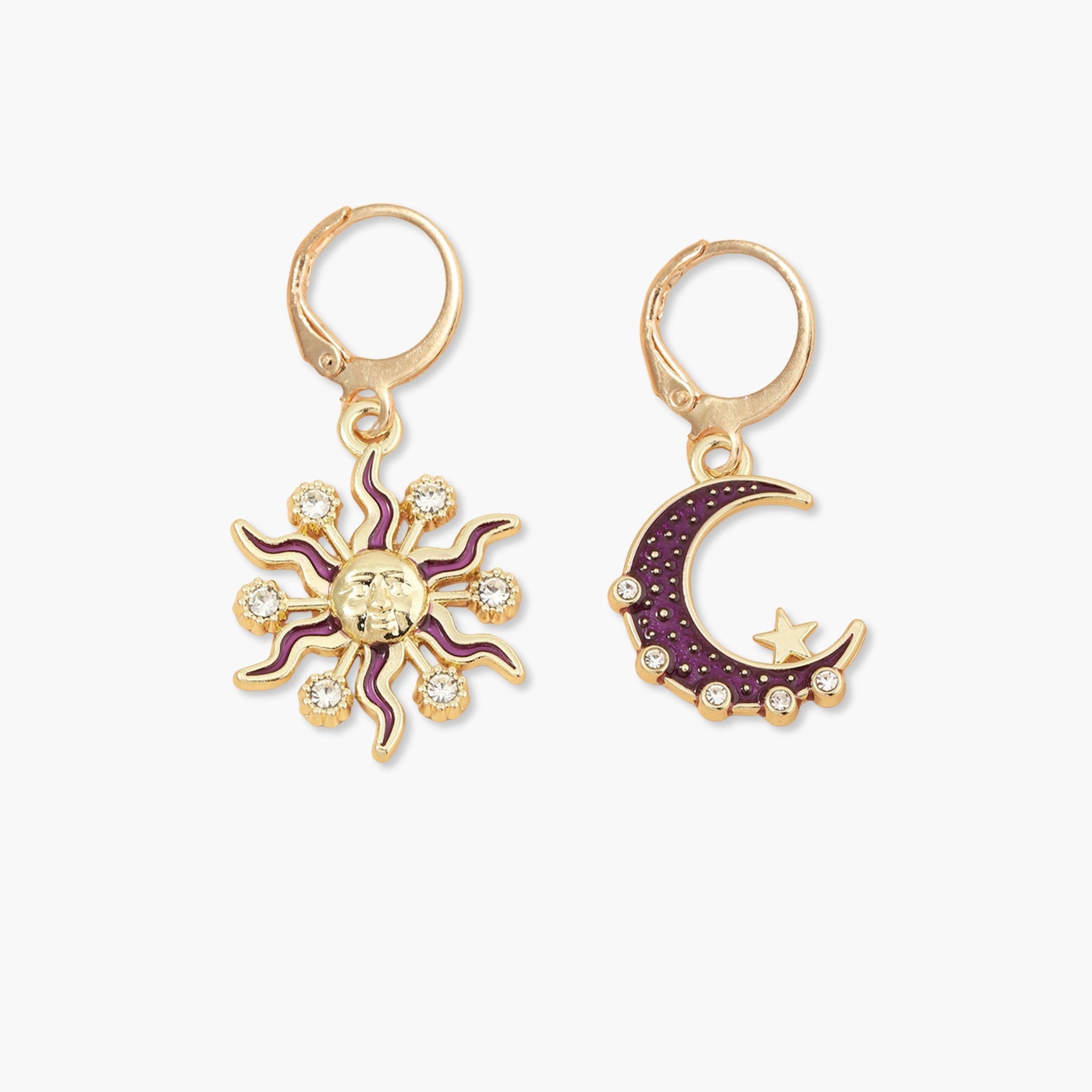 Take Two Celestial Sun Moon Star Earrings-women-watchesandjewellery-jewellery-earrings-image-1