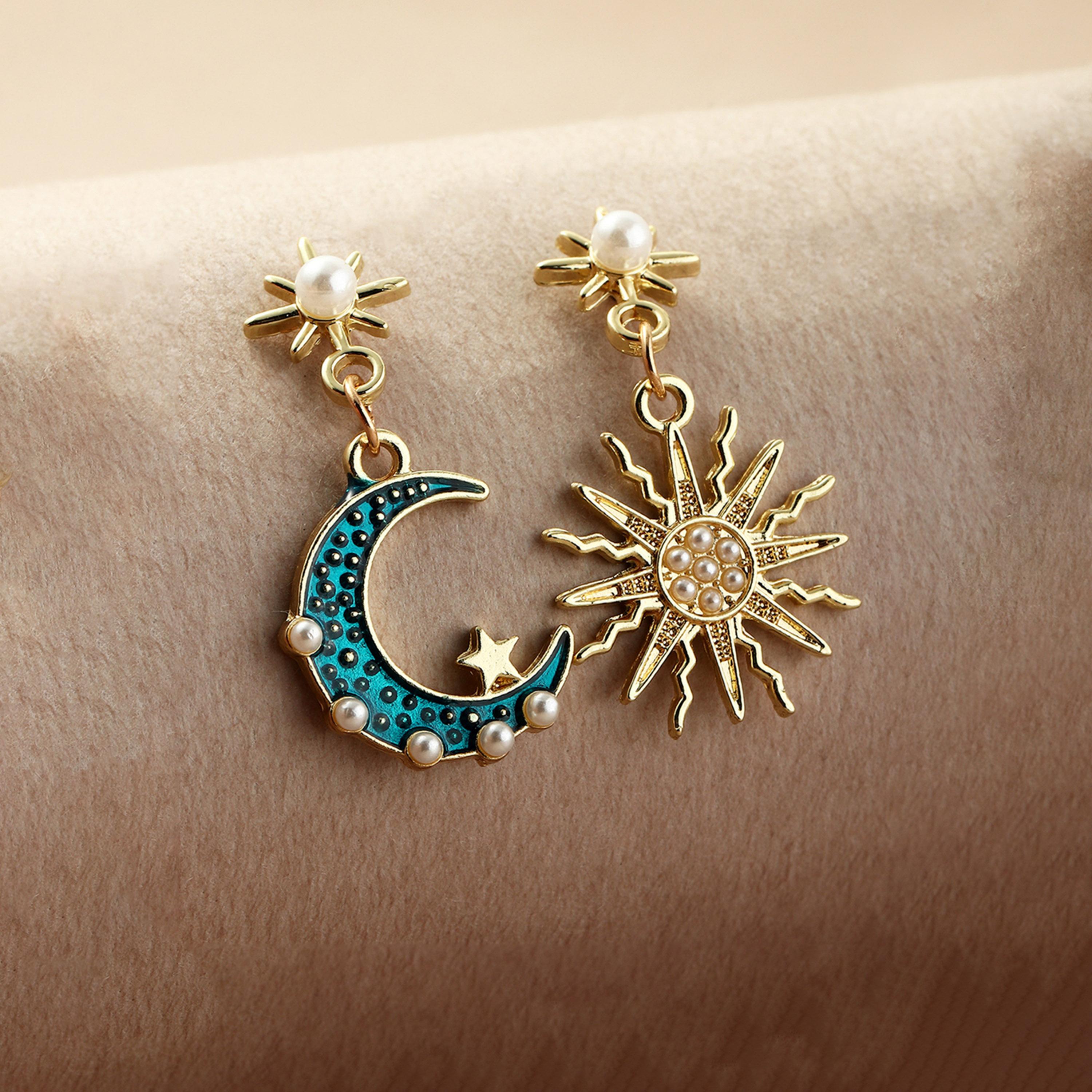 Take Two Celestial Sun Moon Star Earrings-women-watchesandjewellery-jewellery-earrings-image-4