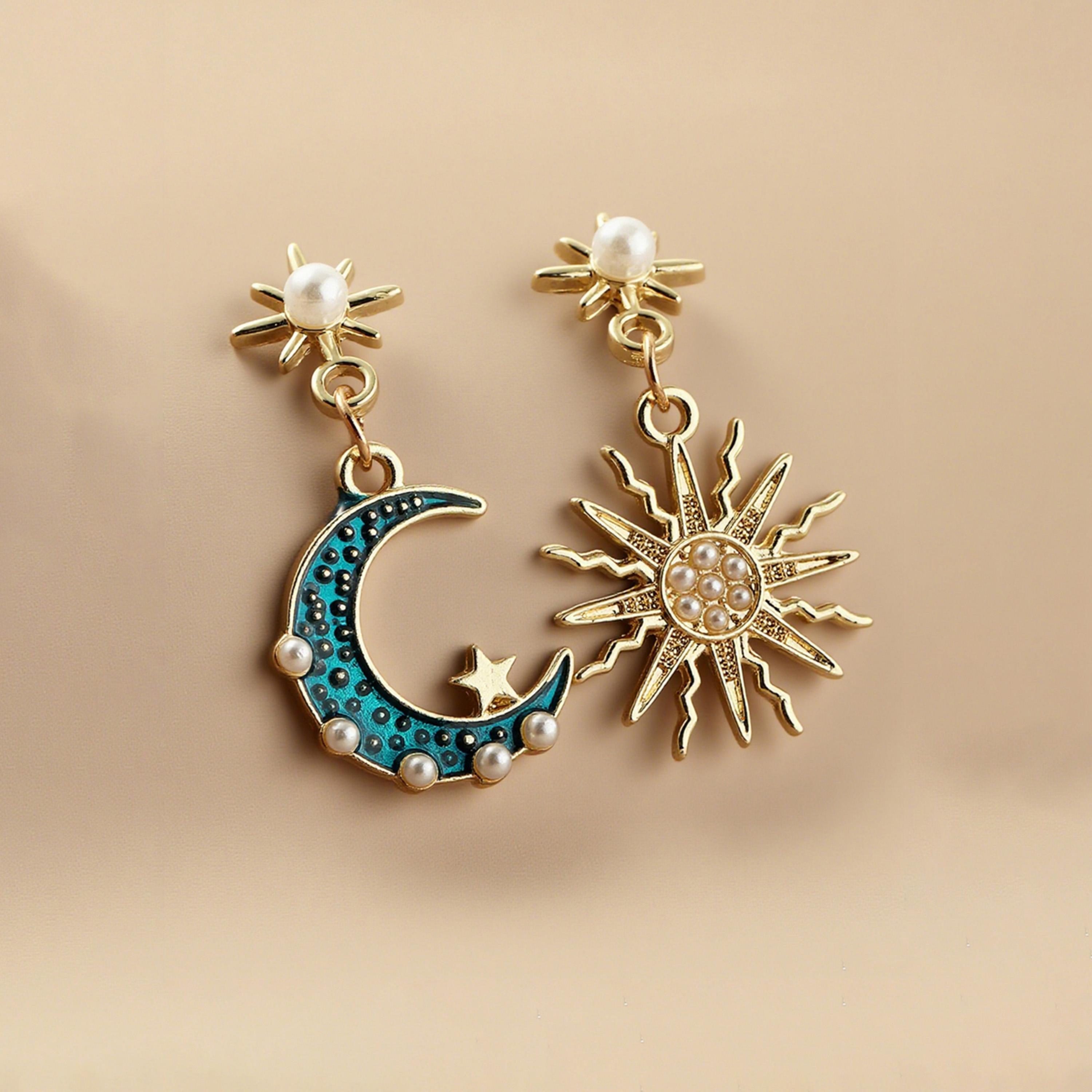 Take Two Celestial Sun Moon Star Earrings-women-watchesandjewellery-jewellery-earrings-image-5
