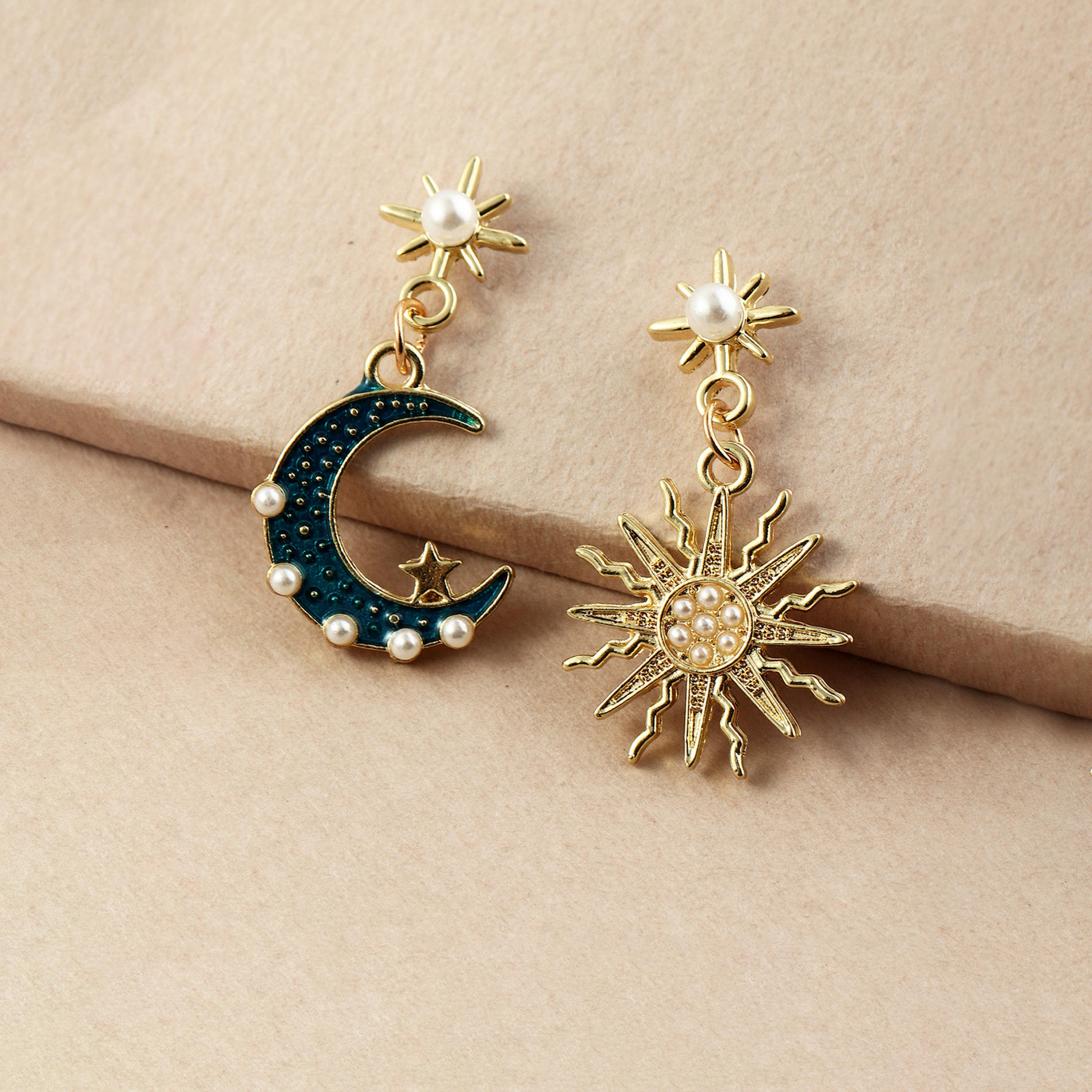 Take Two Celestial Sun Moon Star Earrings-women-watchesandjewellery-jewellery-earrings-image-6