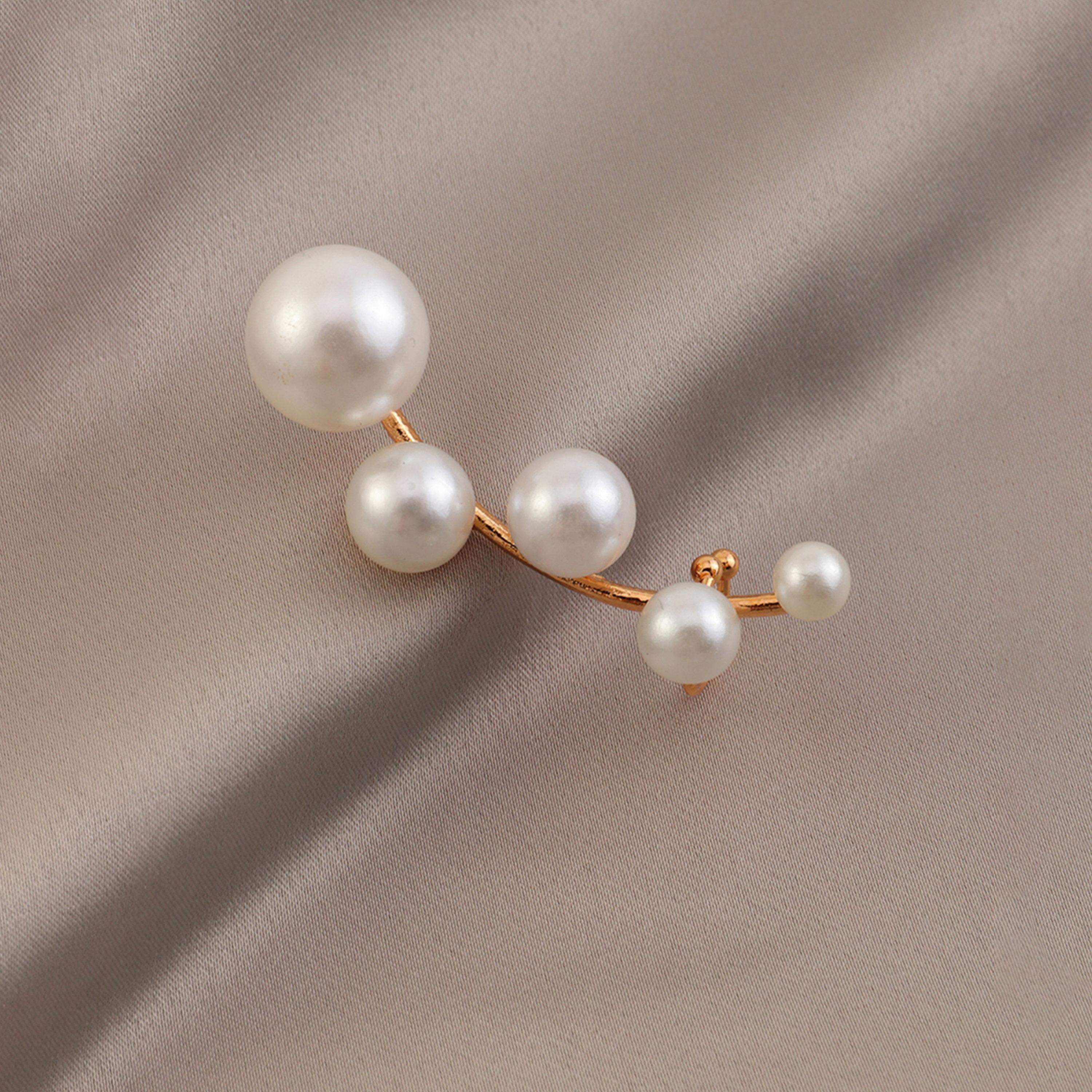 تيك تو - أقراط الأذن المصنوعة من اللؤلؤ الصناعي-women-watchesandjewellery-jewellery-earrings-image-4