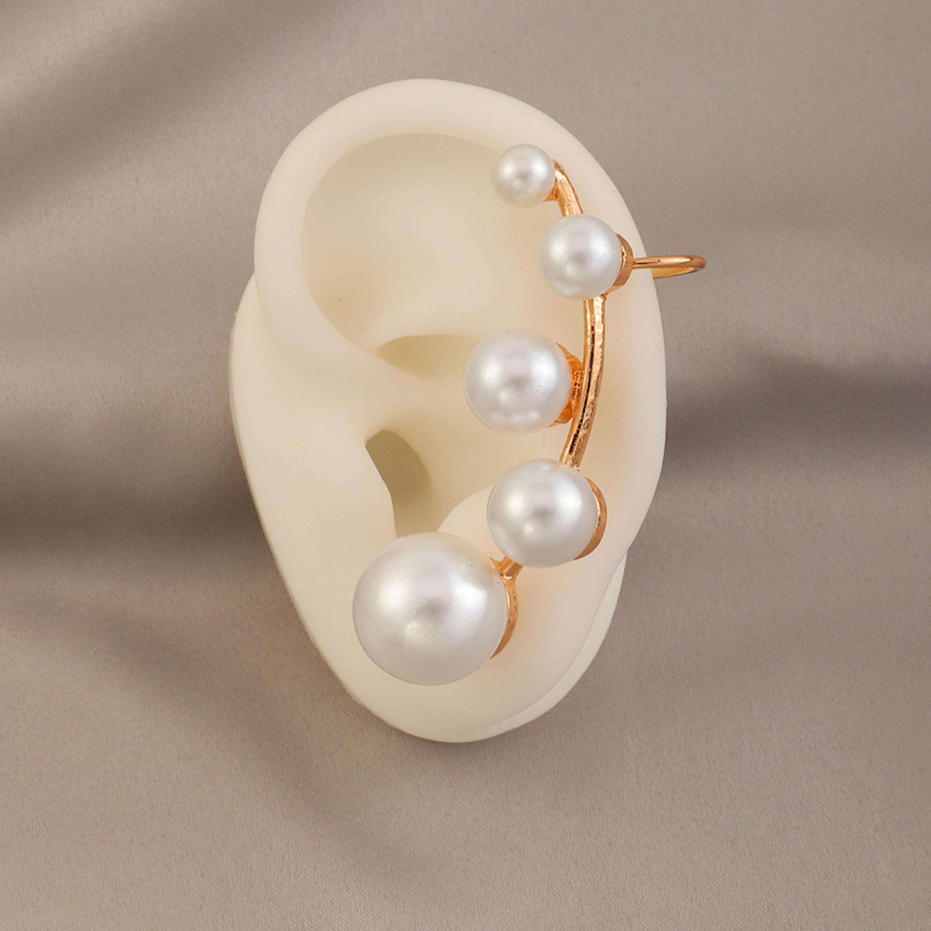 Take Two Faux Pearl Ear Clip Earrings-women-watchesandjewellery-jewellery-earrings-image-5