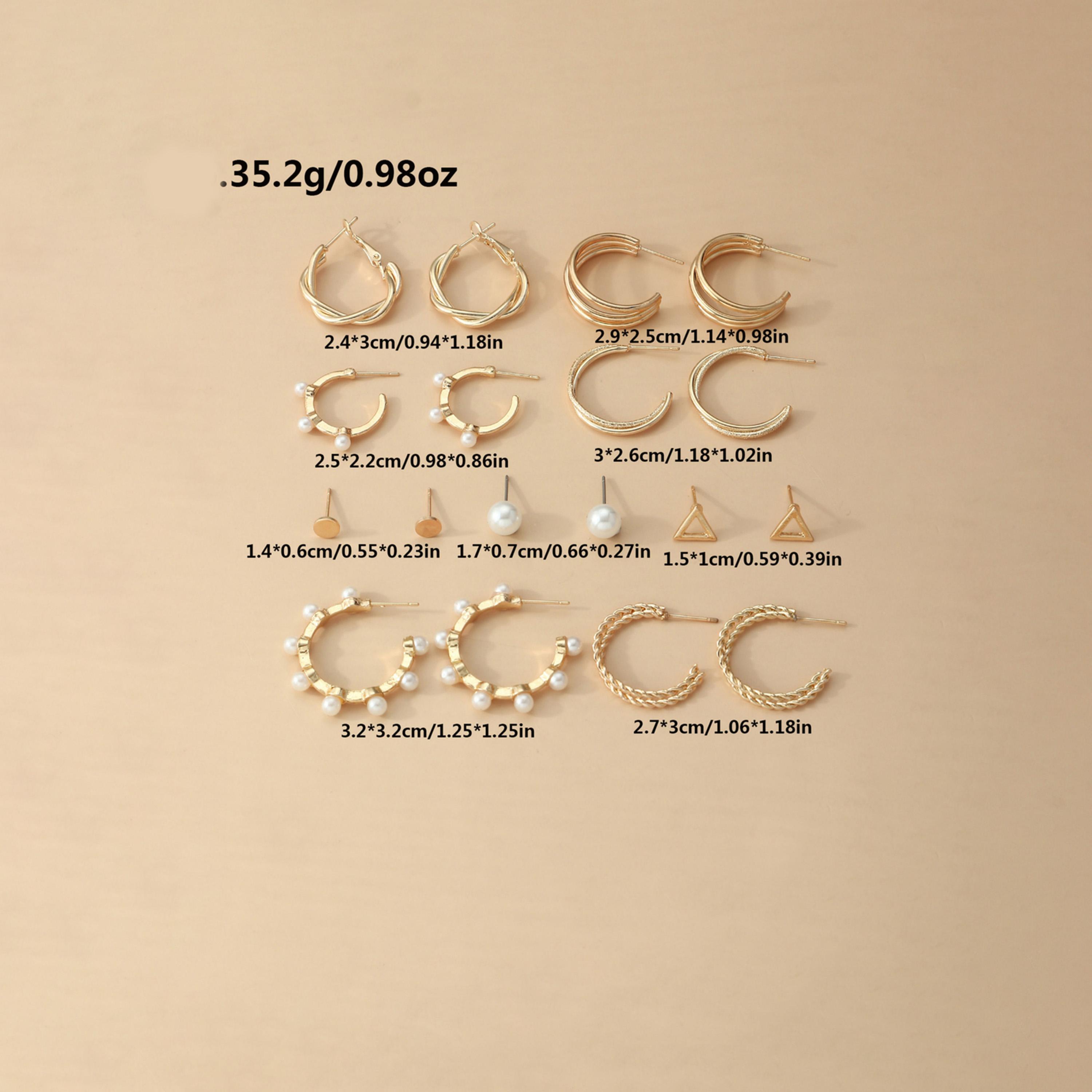 Take Two Set of 6 - Faux Pearl Hoop Earring-women-watchesandjewellery-jewellery-earrings-image-5