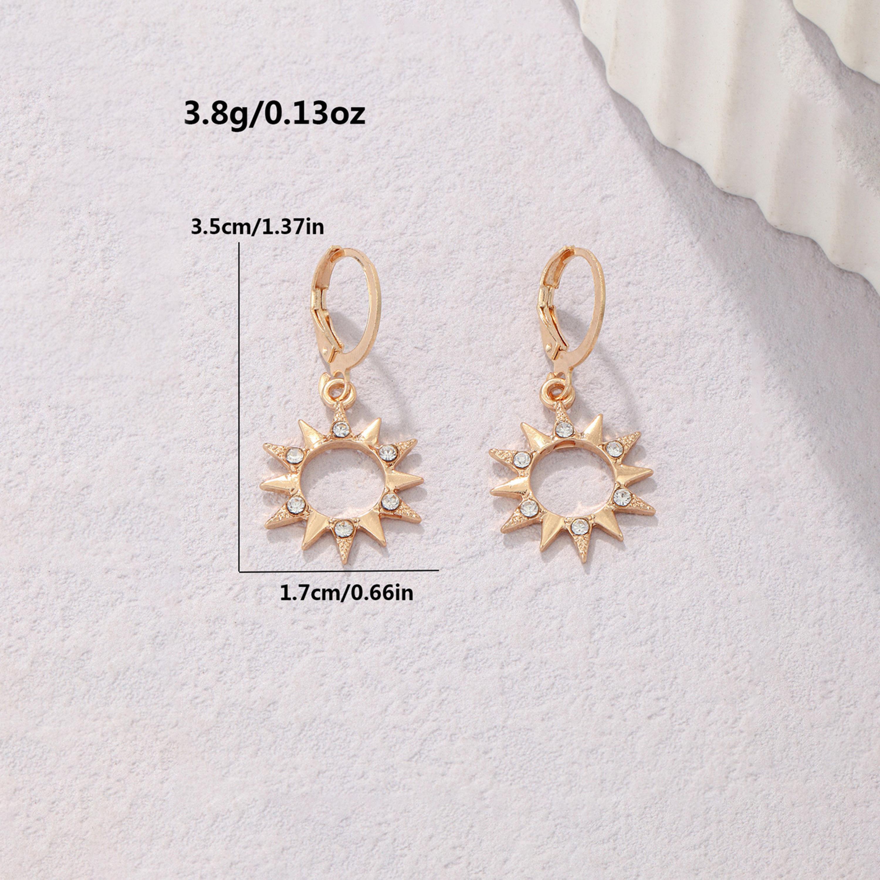 Take Two Rhinestone Sun Drop Earrings-women-watchesandjewellery-jewellery-earrings-image-6