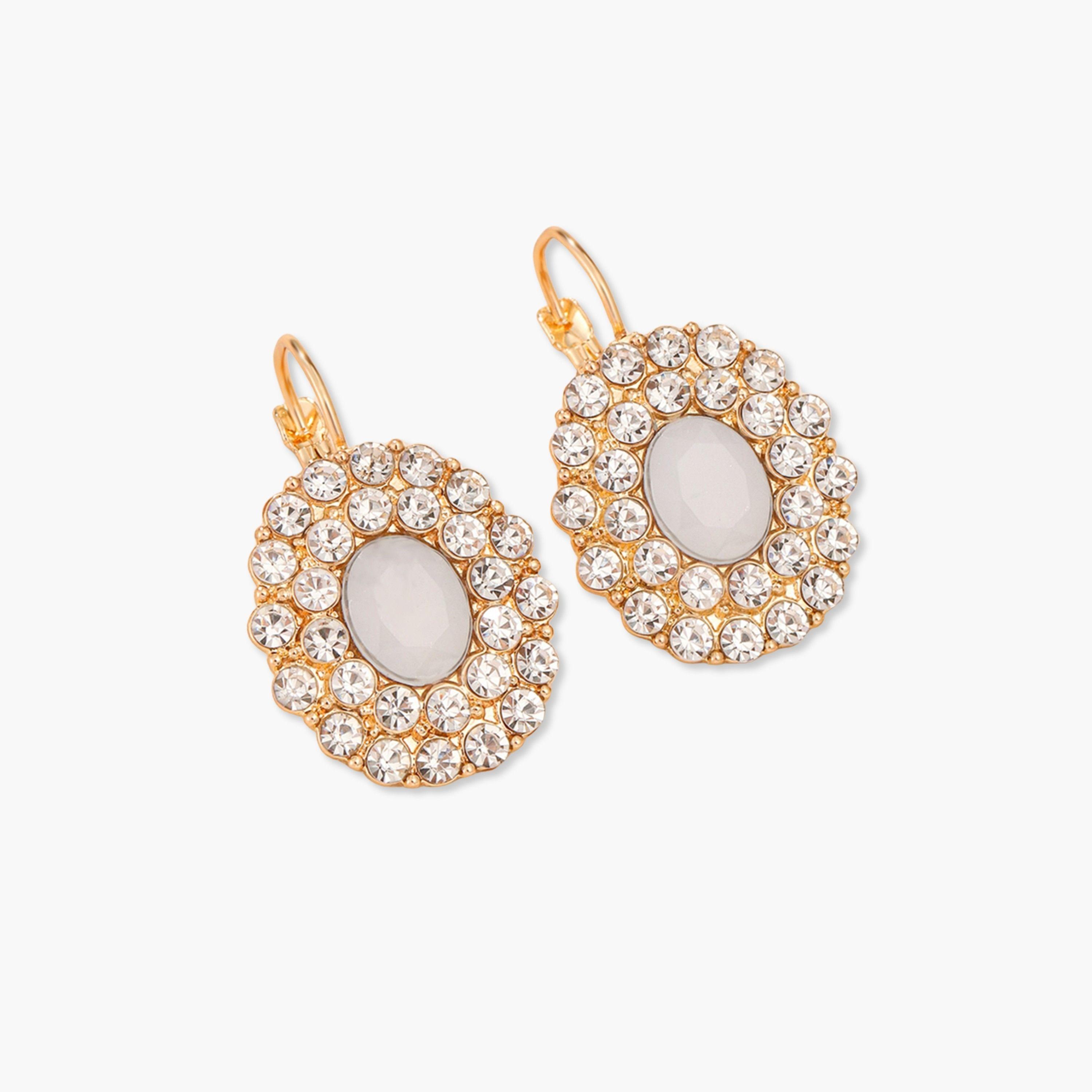 Take Two Rhinestone Round Earrings-women-watchesandjewellery-jewellery-earrings-image-1