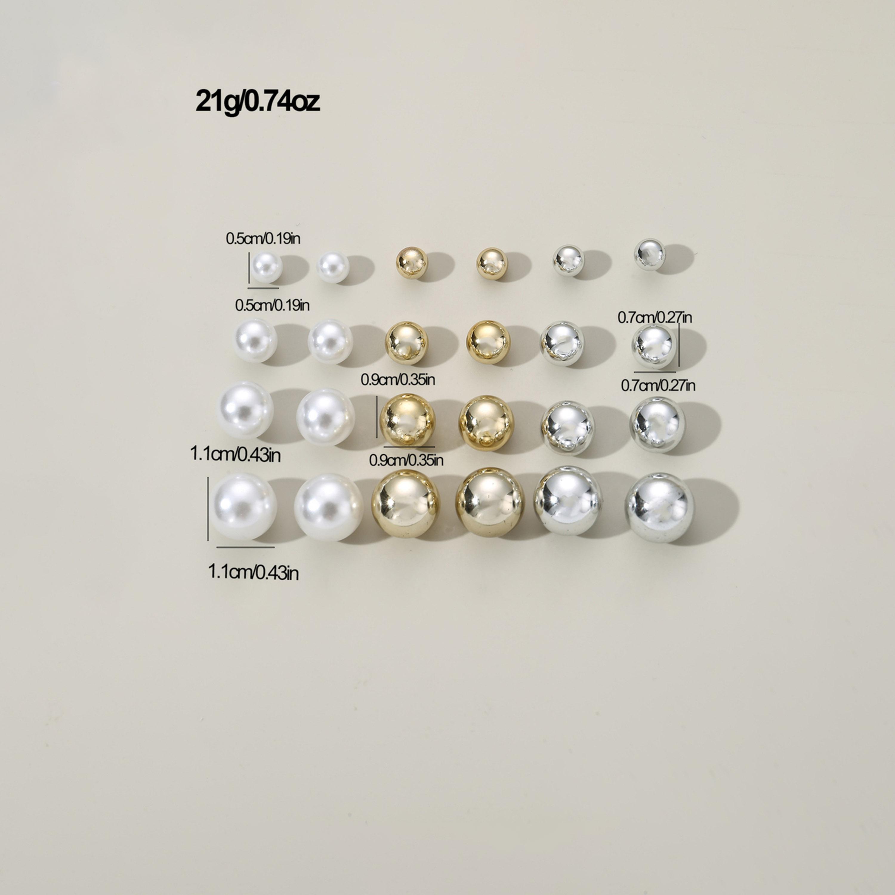 Take Two Set of 12 - Pearl Stud Earring-women-watchesandjewellery-jewellery-earrings-image-6