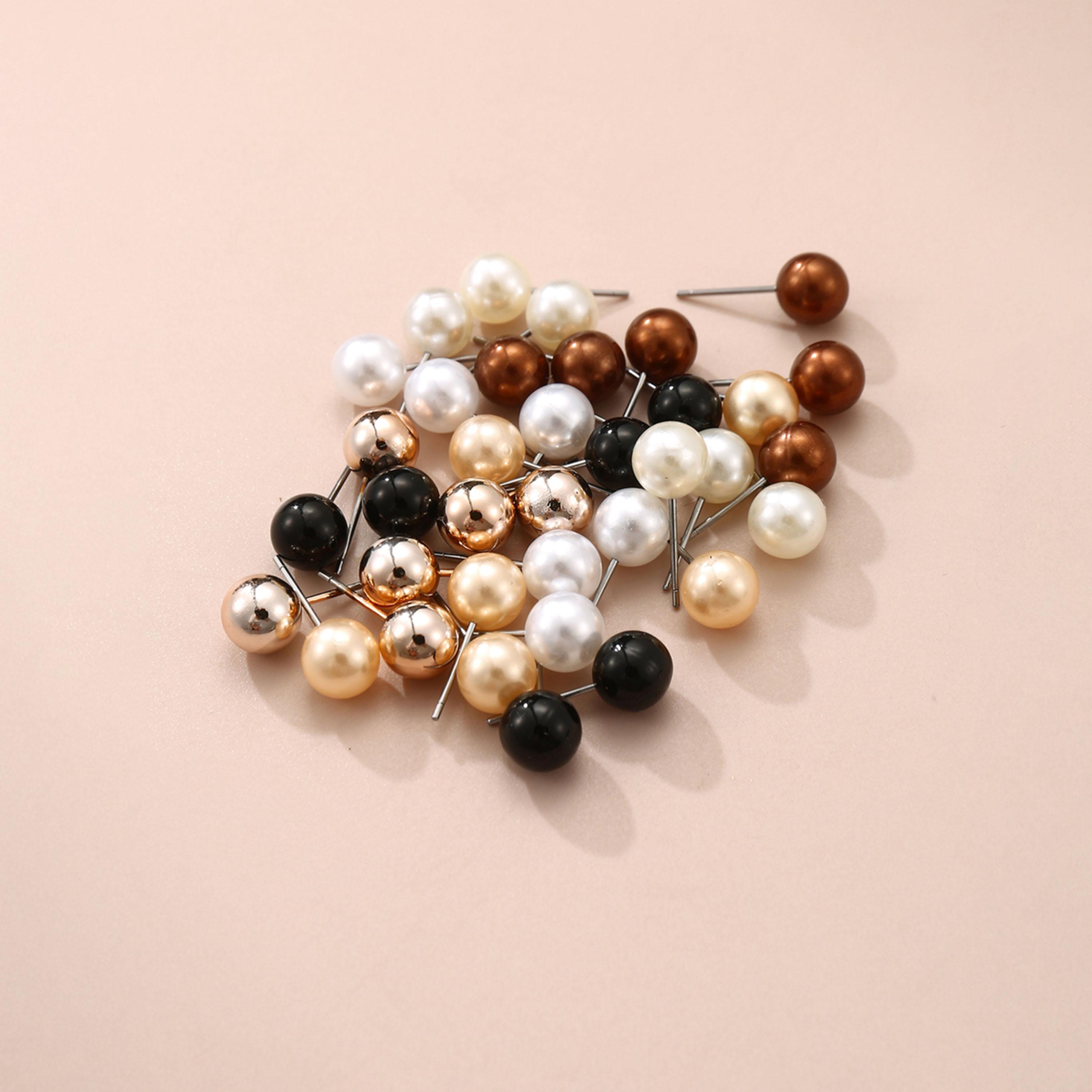 Take Two Set of 18 - Pearl Stud Earring-women-watchesandjewellery-jewellery-earrings-image-5