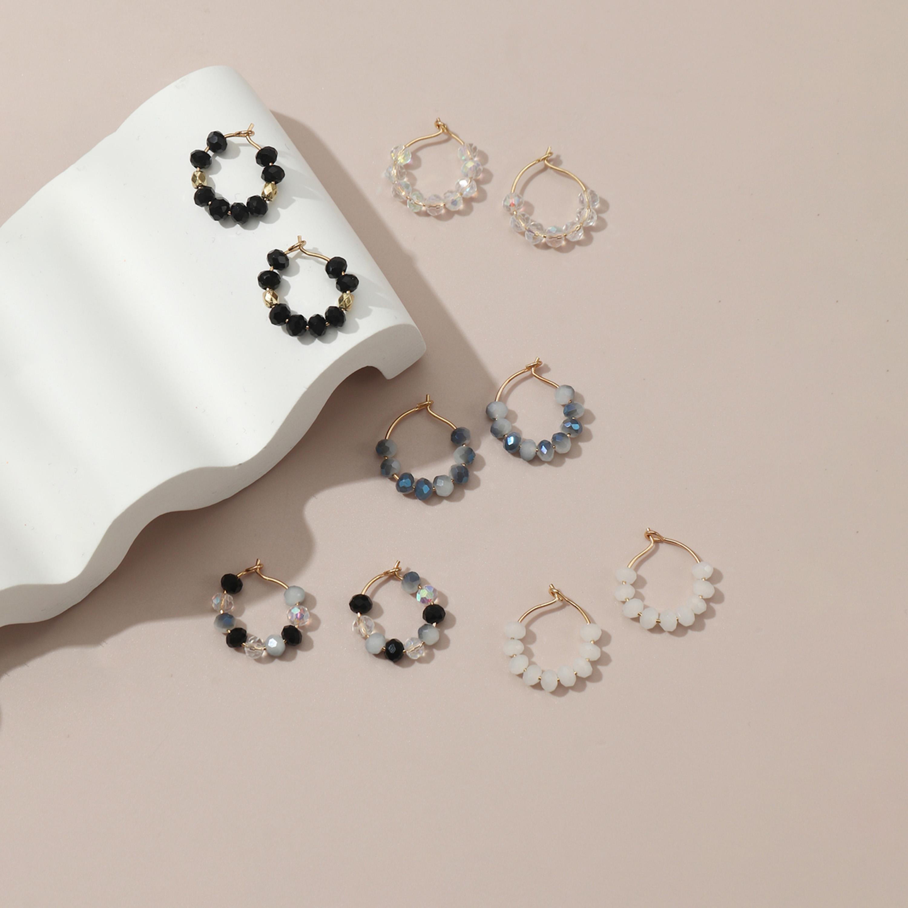 Take Two Set of 6 - Hoop Beaded Earrings-women-watchesandjewellery-jewellery-earrings-image-2