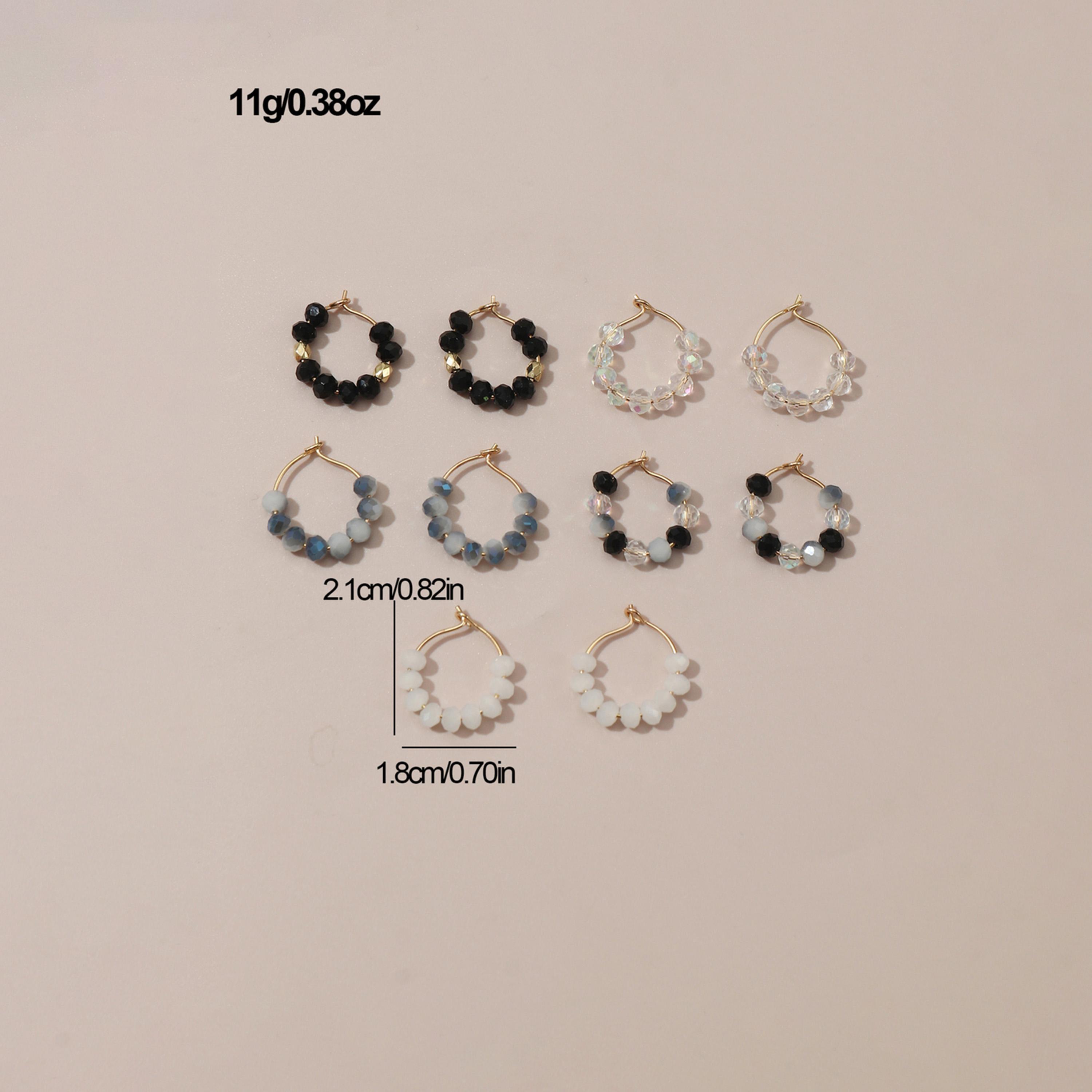 Take Two Set of 6 - Hoop Beaded Earrings-women-watchesandjewellery-jewellery-earrings-image-5