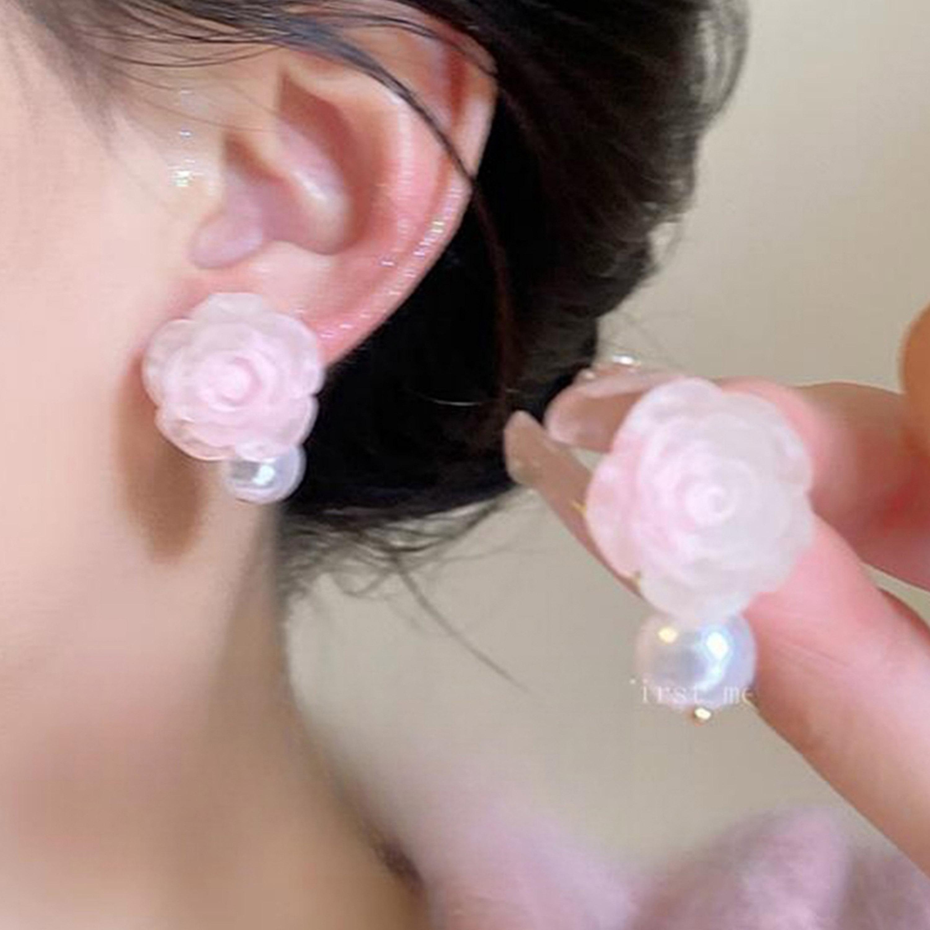 Take Two Faux Pearl Flower Earrings-women-watchesandjewellery-jewellery-earrings-image-2