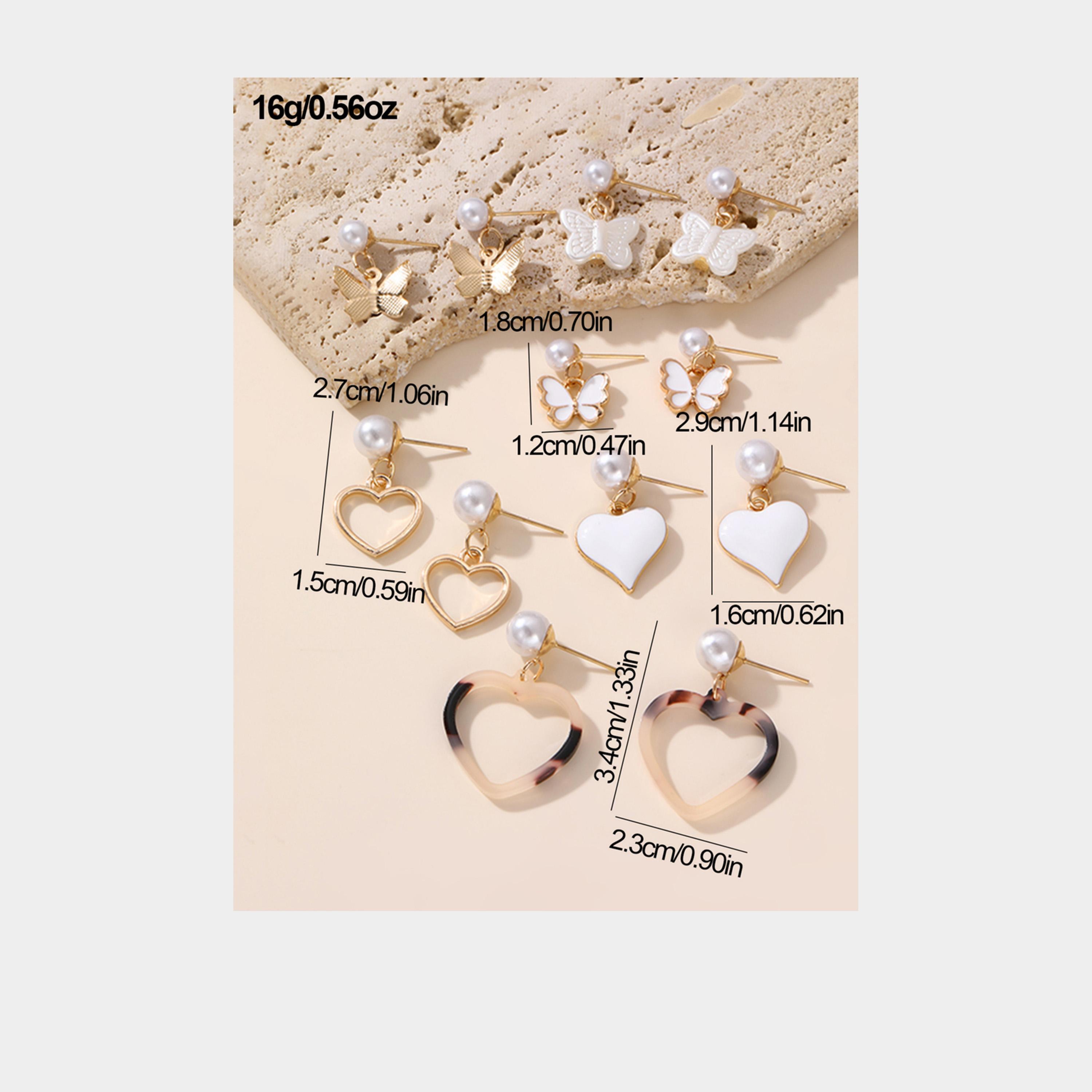 Take Two Set of 6 - Faux Pearl Drop Earrings-women-watchesandjewellery-jewellery-earrings-image-3
