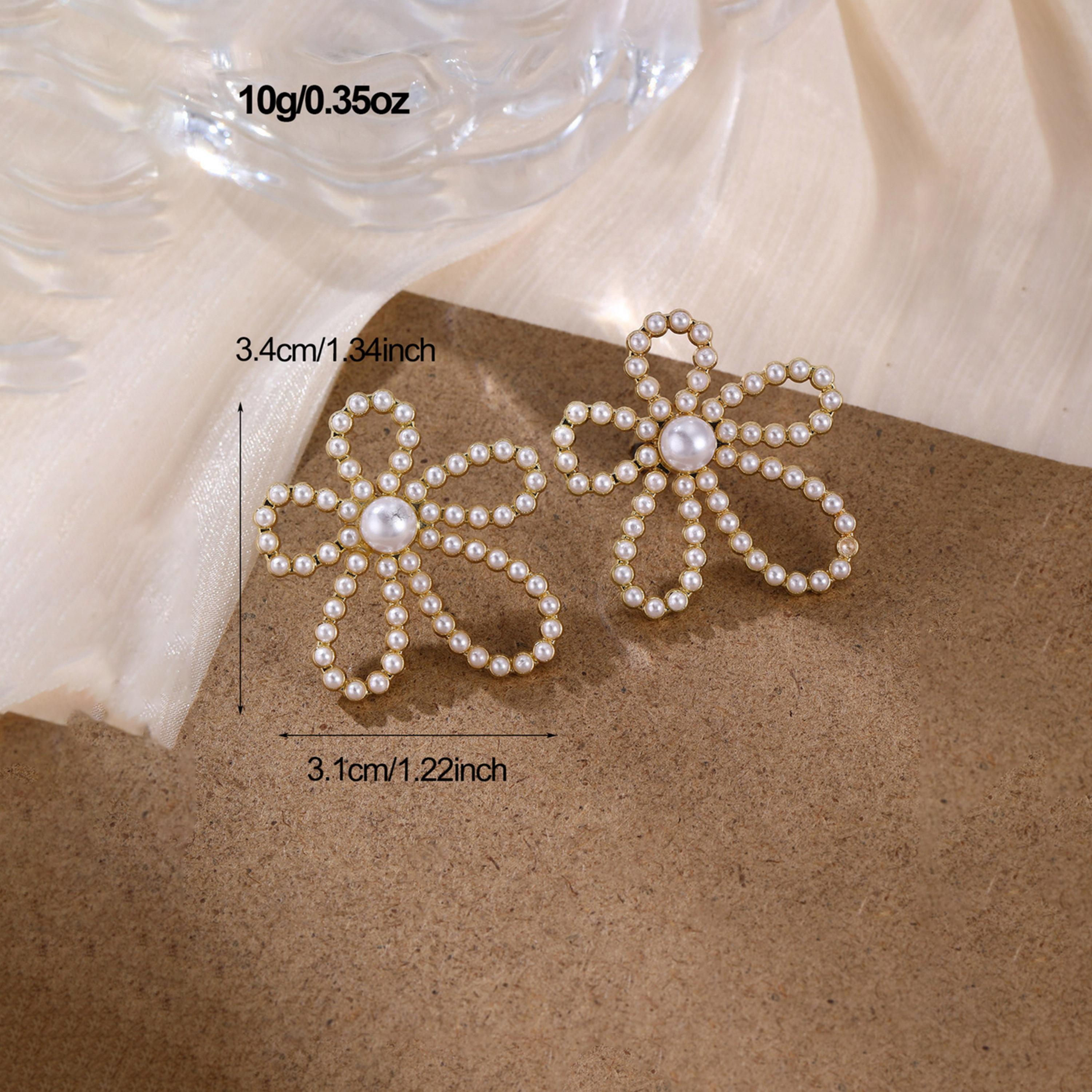 تيك تو - أقراط لؤلؤية موردة-women-watchesandjewellery-jewellery-earrings-image-2