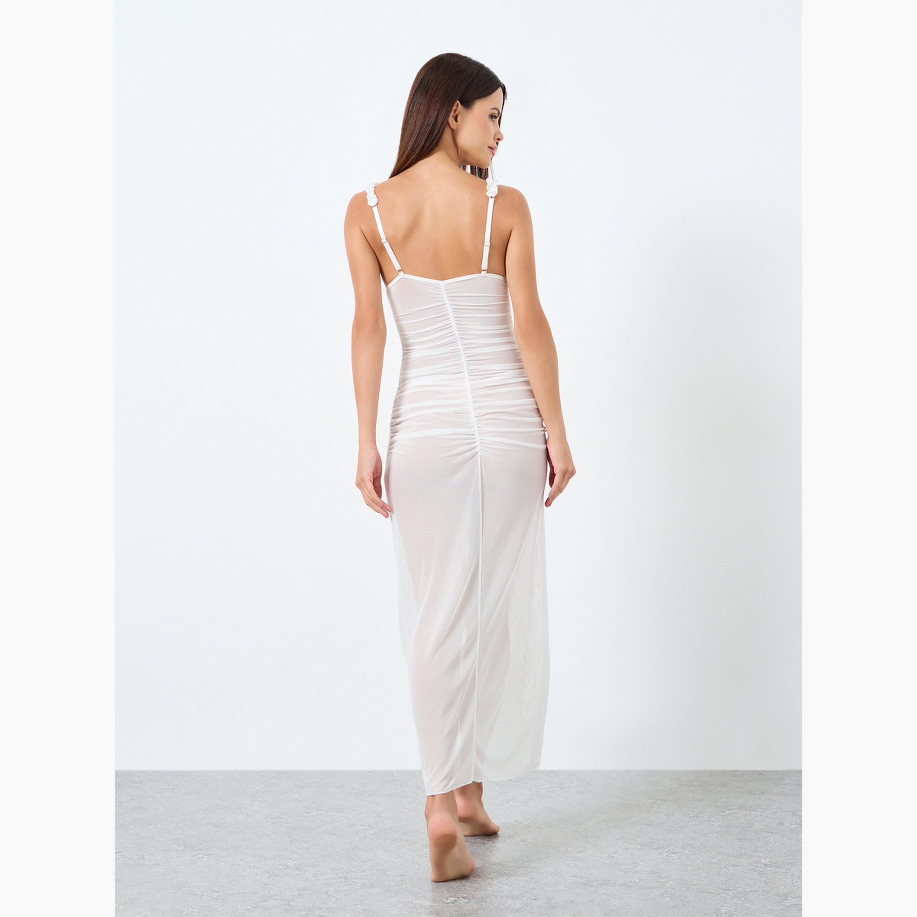 Take Two Embroidered Wired Mesh Slip with Brief-women-clothing-lingerie-babydollsandbodysuits-image-3