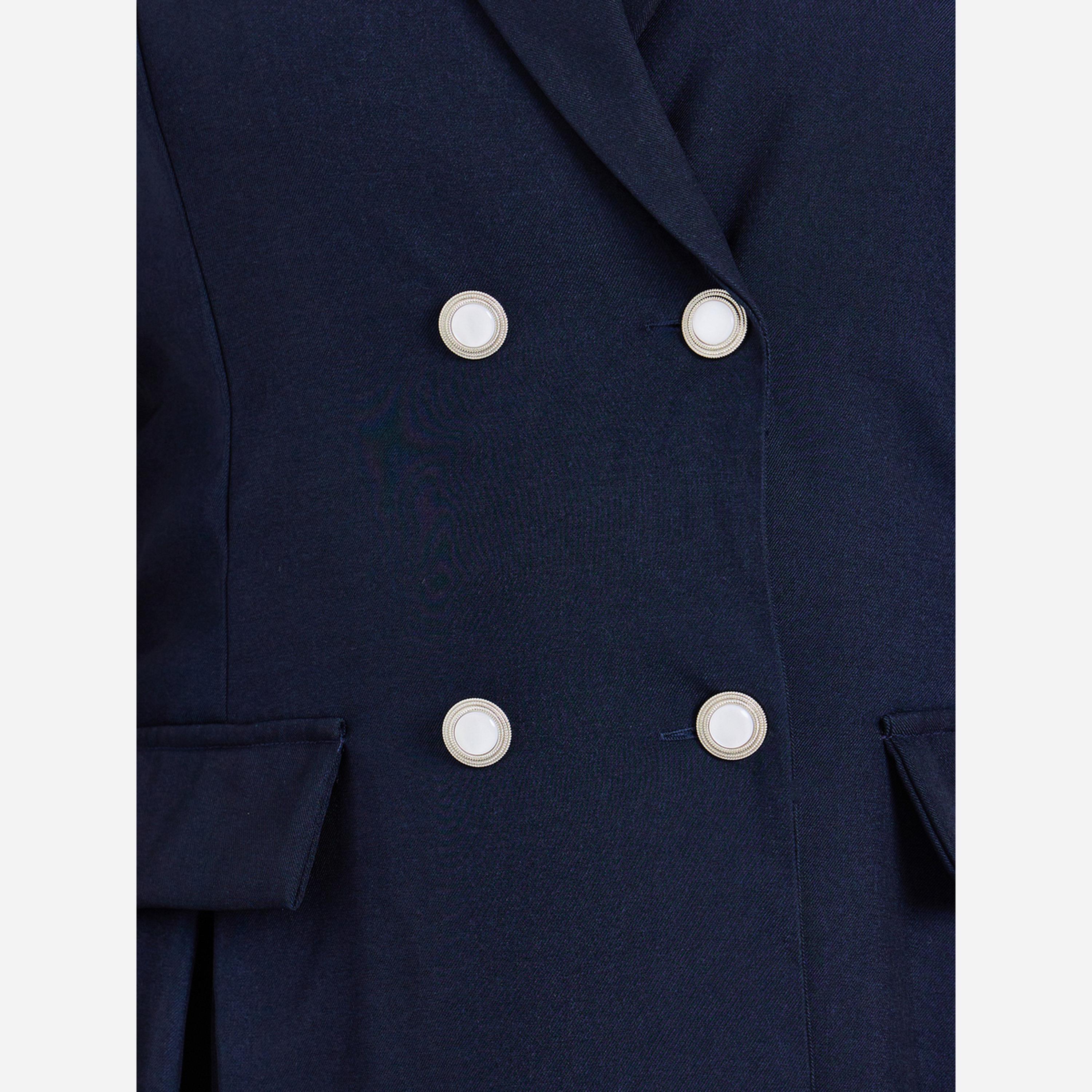 Styli Plus Size Fold Pleat Blazer Midi Dress-women-clothing-dresses-image-5