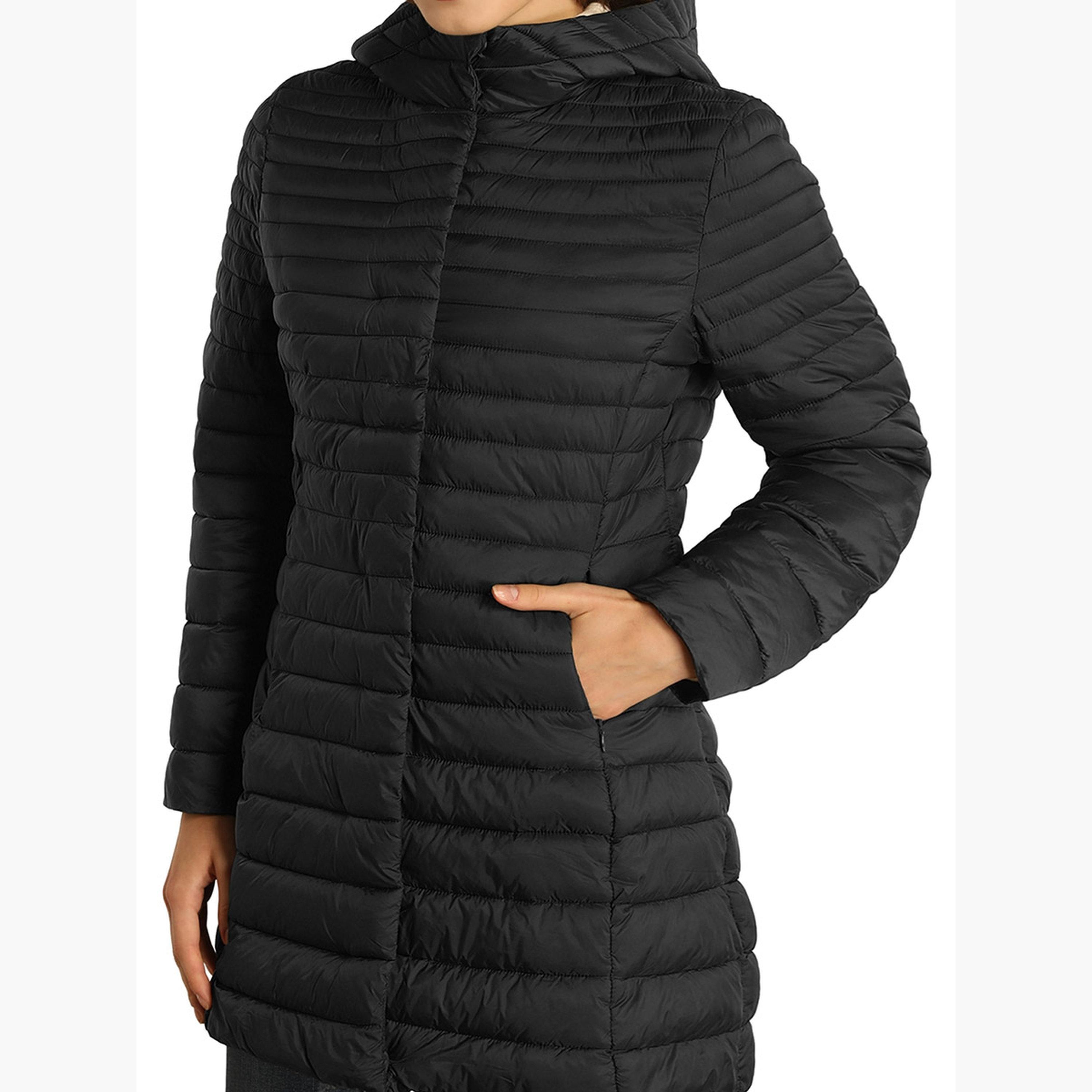 تيك تو - معطف مبطن طويل مقاس كبير مع قبعة-women-winterwear-coatsandjackets-coats-image-5