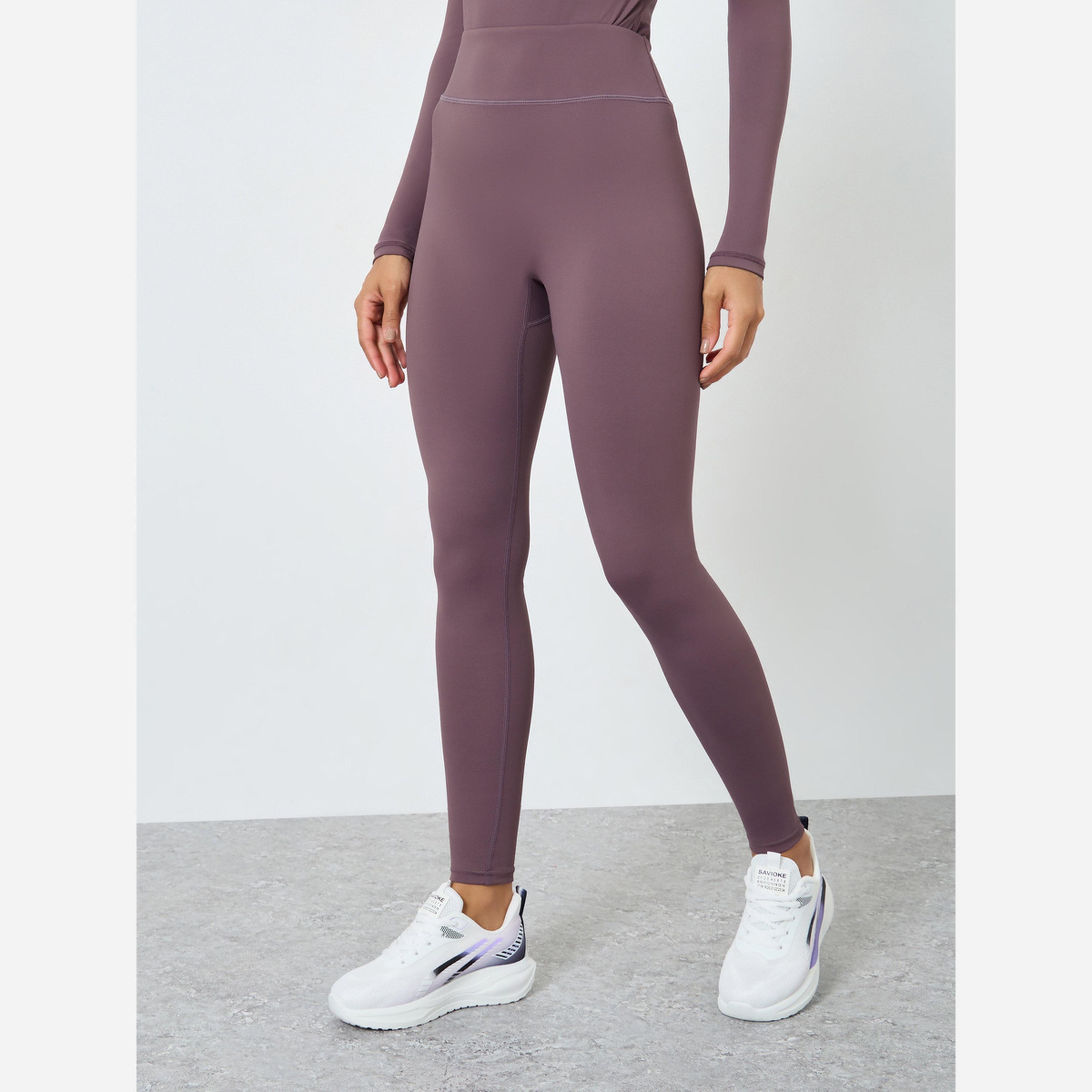 ستايلي - طقم بلوزة وفيزون بسحاب نصفي وفتحة للإبهام مشبك من الخلف-women-clothing-sportswearandactivewear-trackpantsandtracksuits-image-4