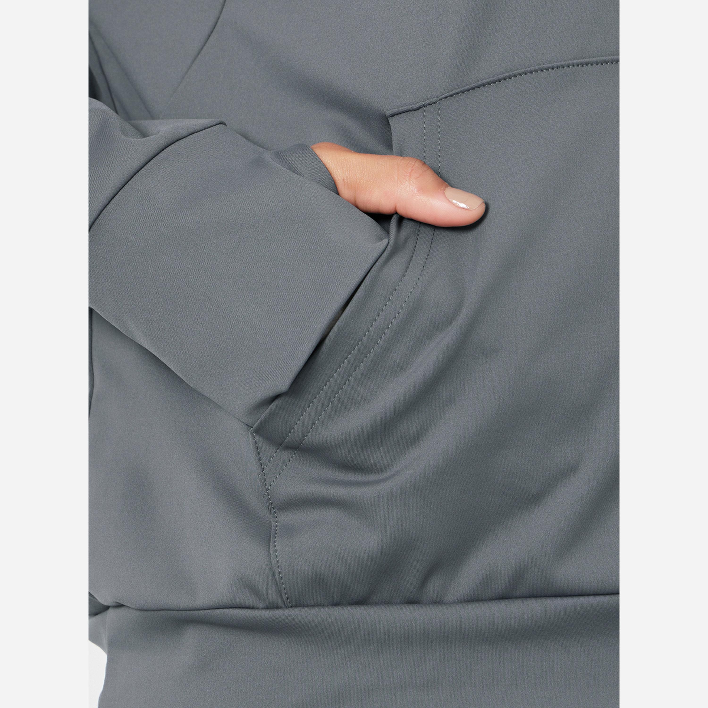 Styli Seam Detail Half Zip Loose Fit Hooded Jacket-women-clothing-sportswearandactivewear-coatsandjackets-jackets-image-3