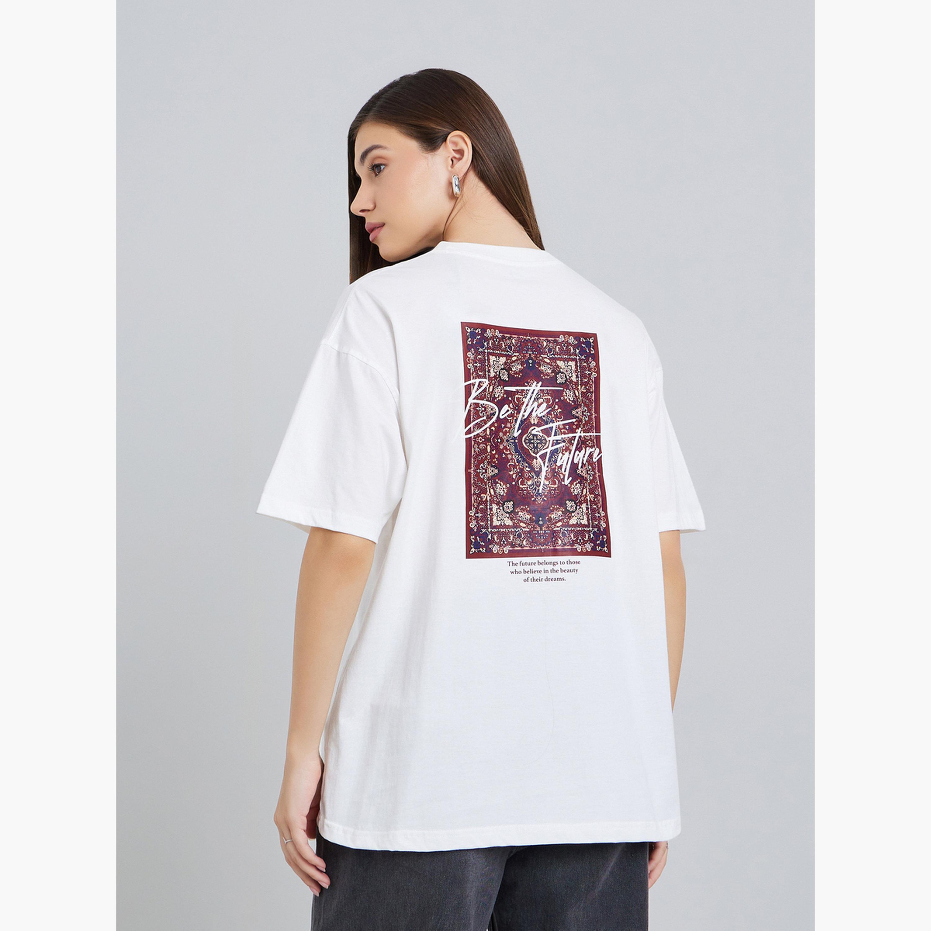 Styli Women Oversized Graphic Print T-Shirt-women-clothing-tshirts-image-4