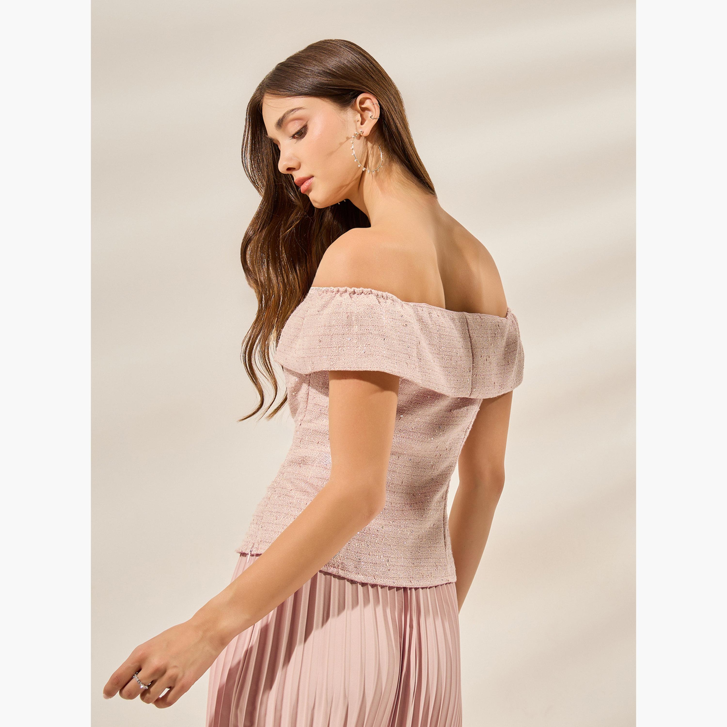 Styli Light Pink Off-Shoulder Top-women-clothing-shirtsandblouses-blouses-image-3