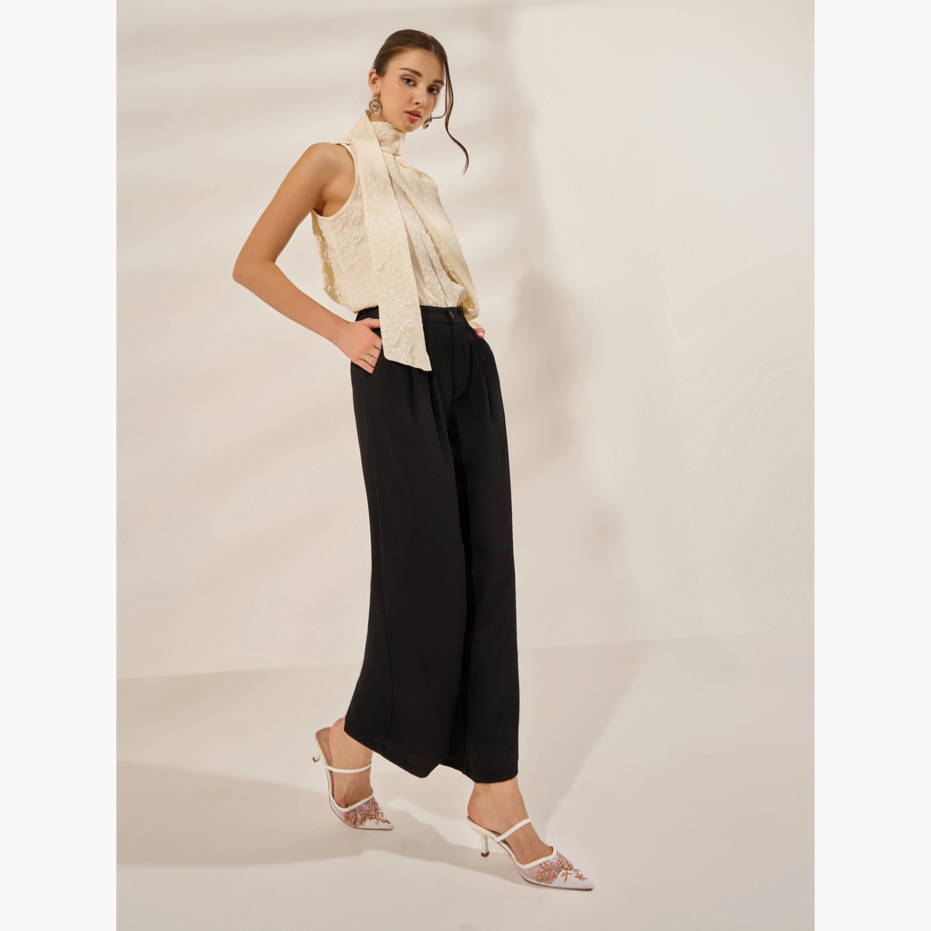 ستايلي - بلوزة بكم واحد لون اوف وايت-women-clothing-shirtsandblouses-blouses-image-2