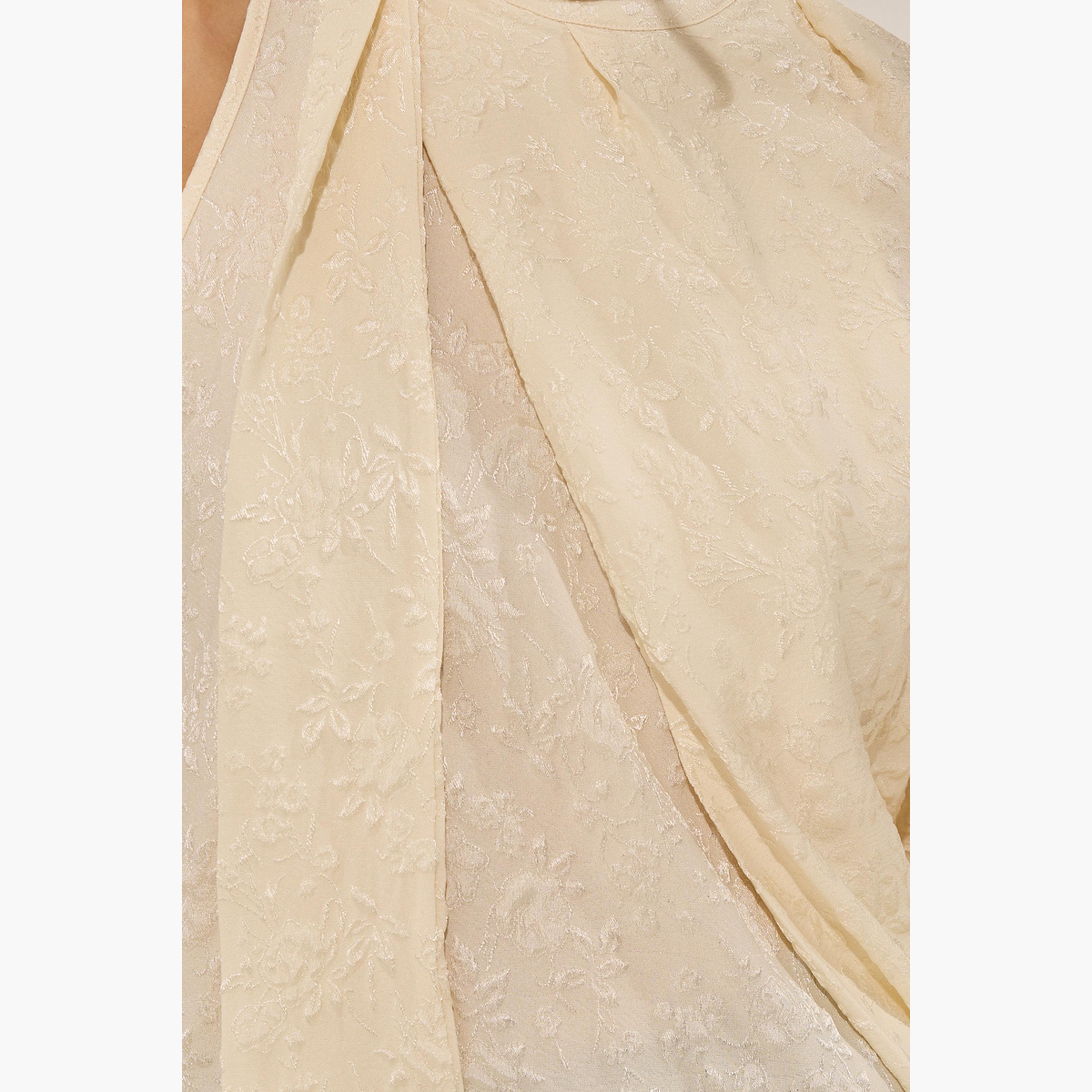 ستايلي - بلوزة بكم واحد لون اوف وايت-women-clothing-shirtsandblouses-blouses-image-5