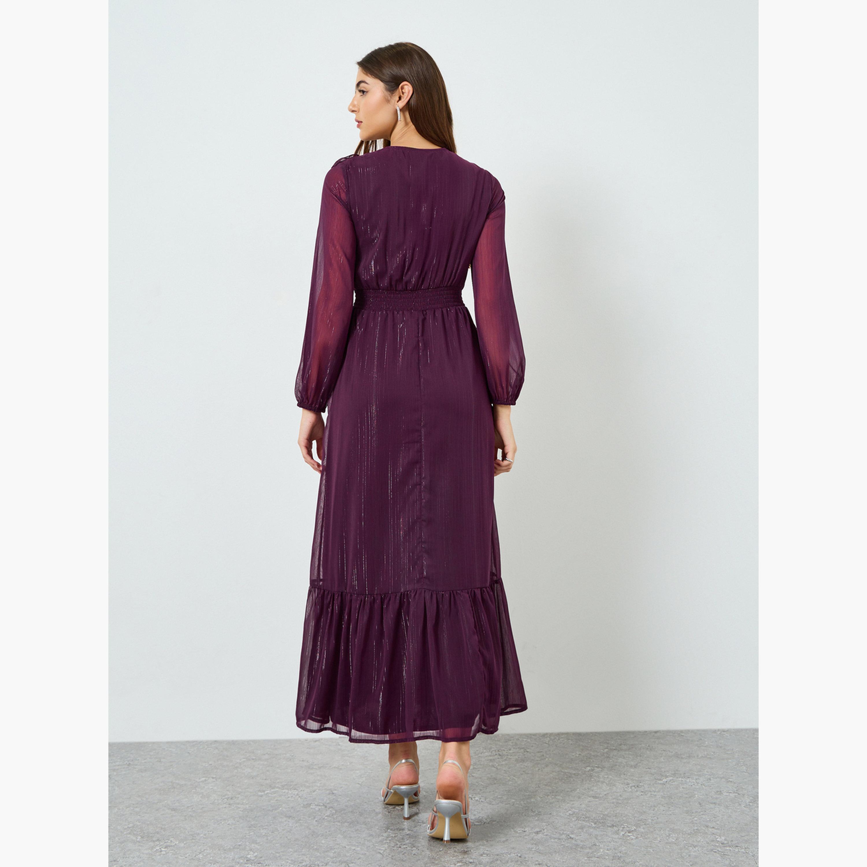 فستات طويل بتفاصيل كشكش-women-clothing-dresses-image-3