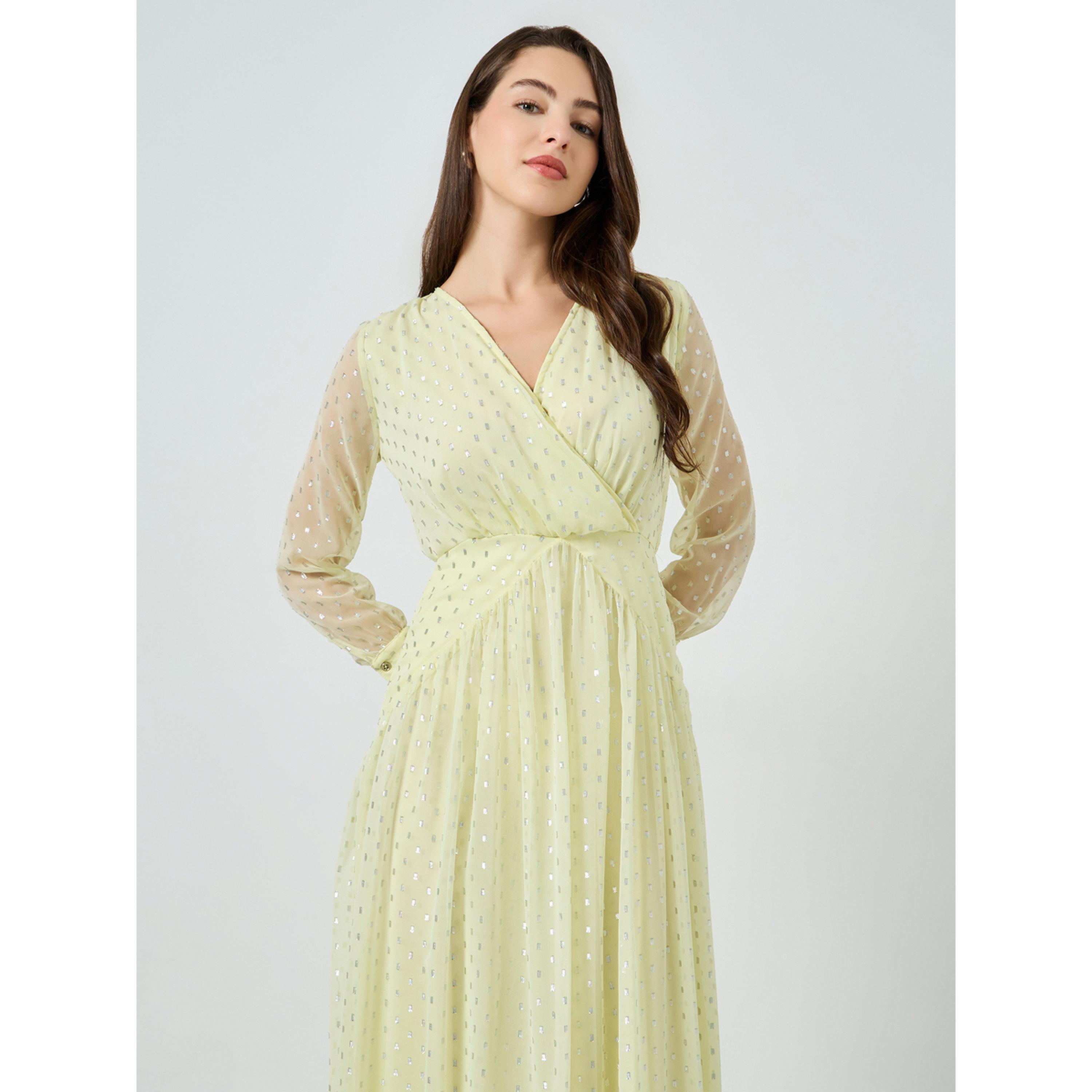 Styli Women Lurex Design A-Line Maxi Dress-women-clothing-dresses-image-2