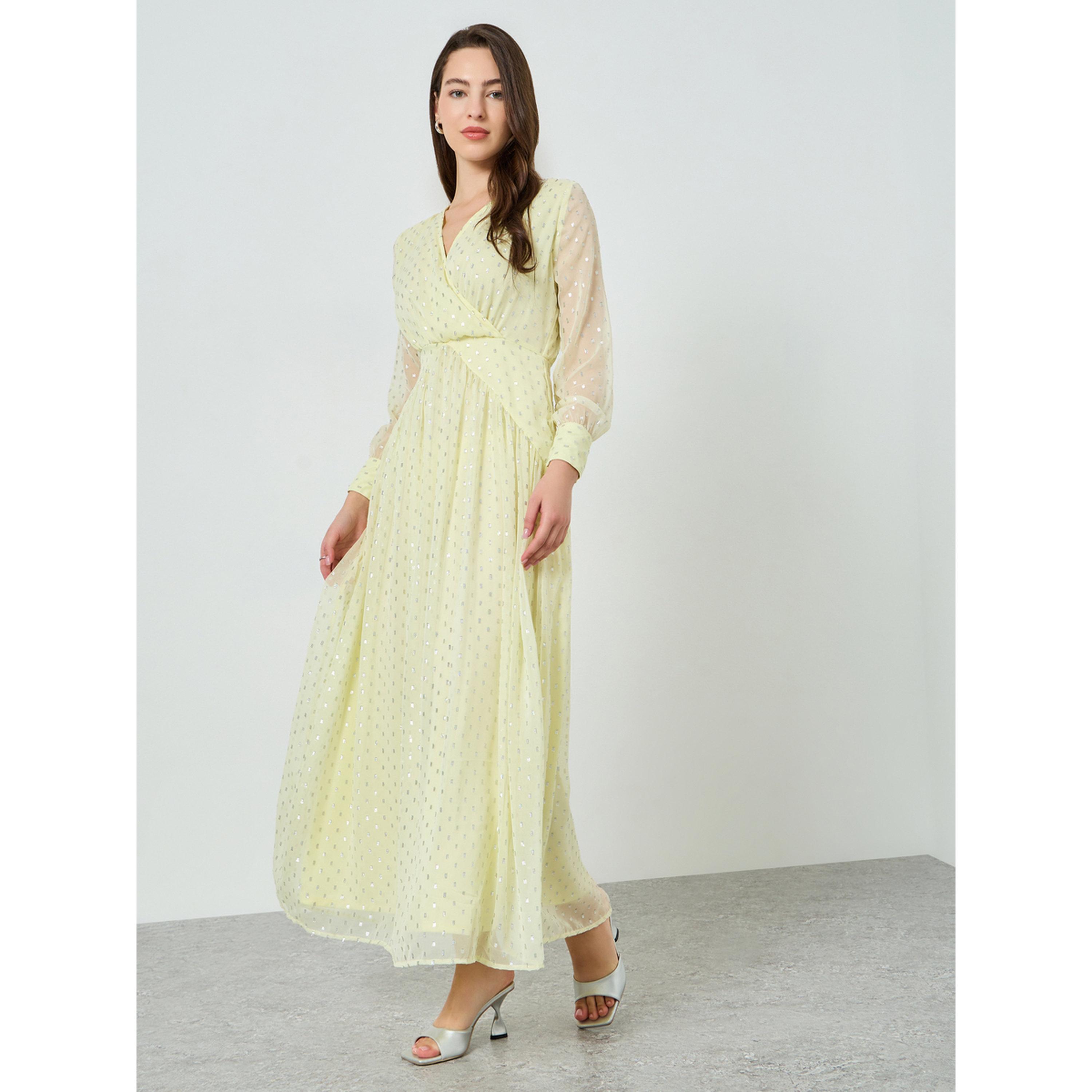 Styli Women Lurex Design A-Line Maxi Dress-women-clothing-dresses-image-3