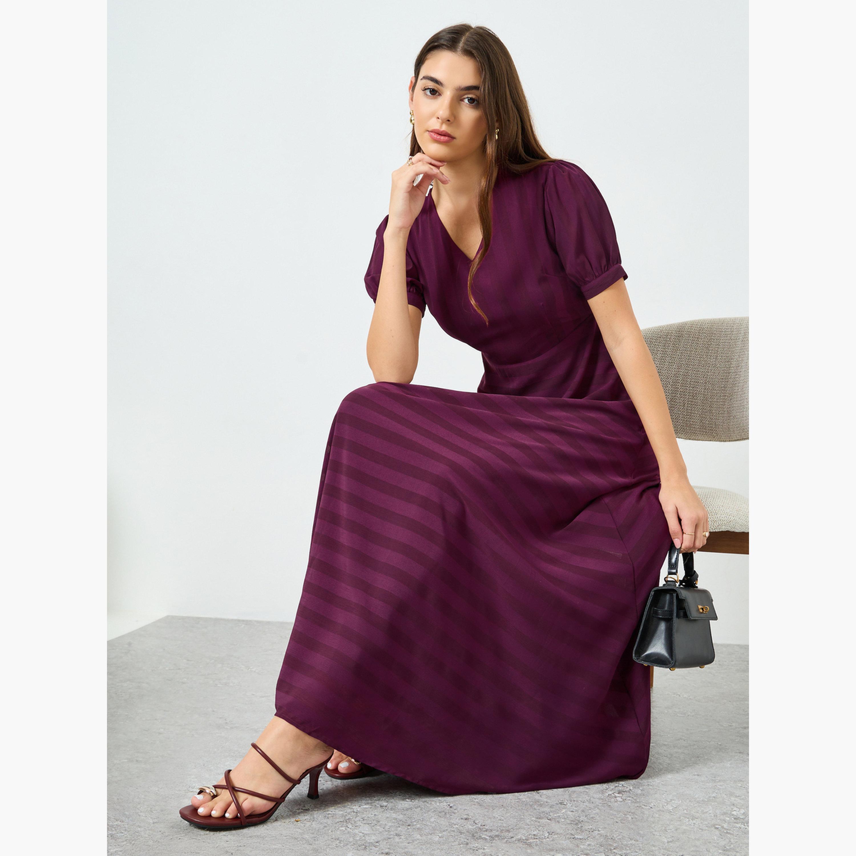 فستان طويل بتصميم خاص-women-clothing-dresses-image-2