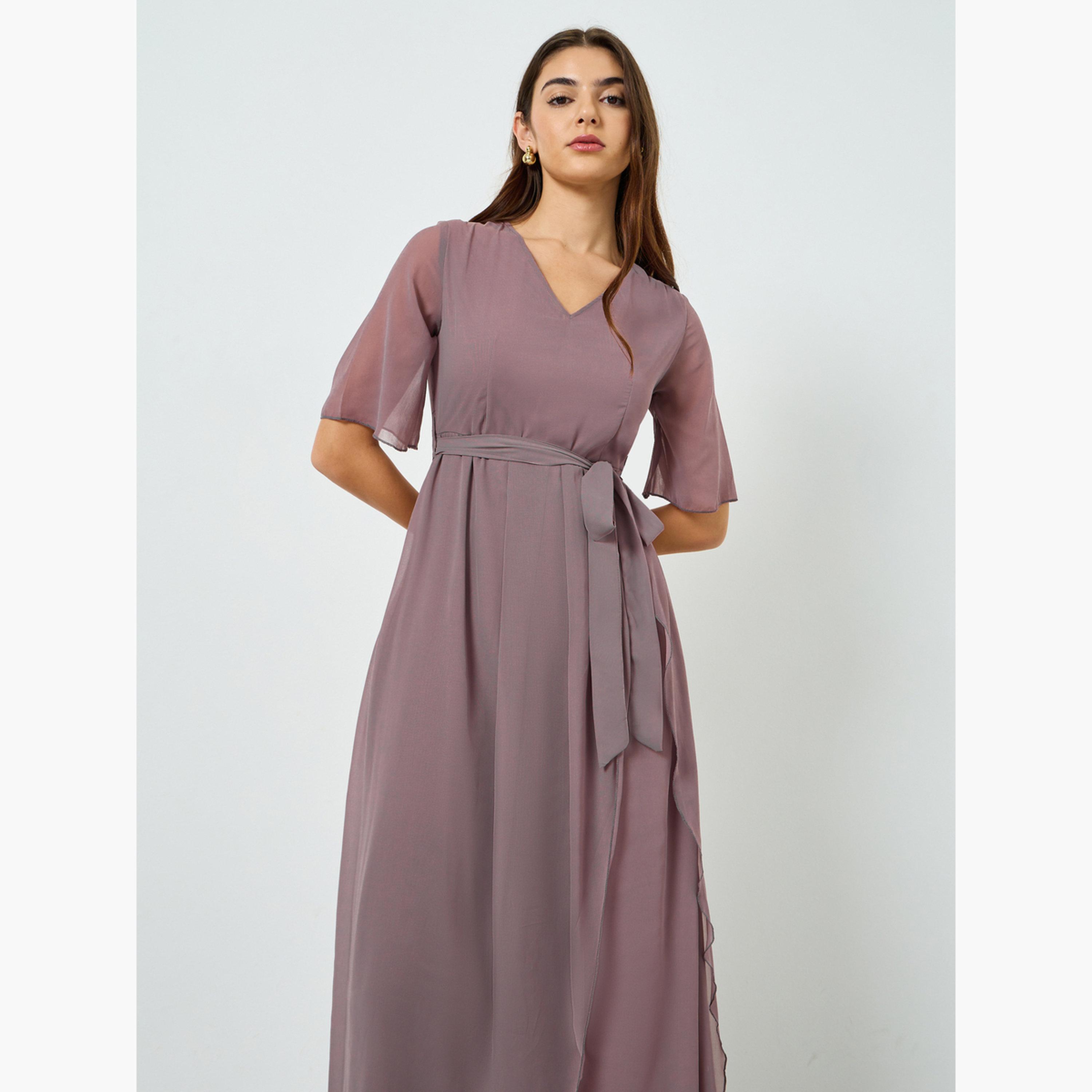 فستان طويل مع رباط خصر-women-clothing-dresses-image-4