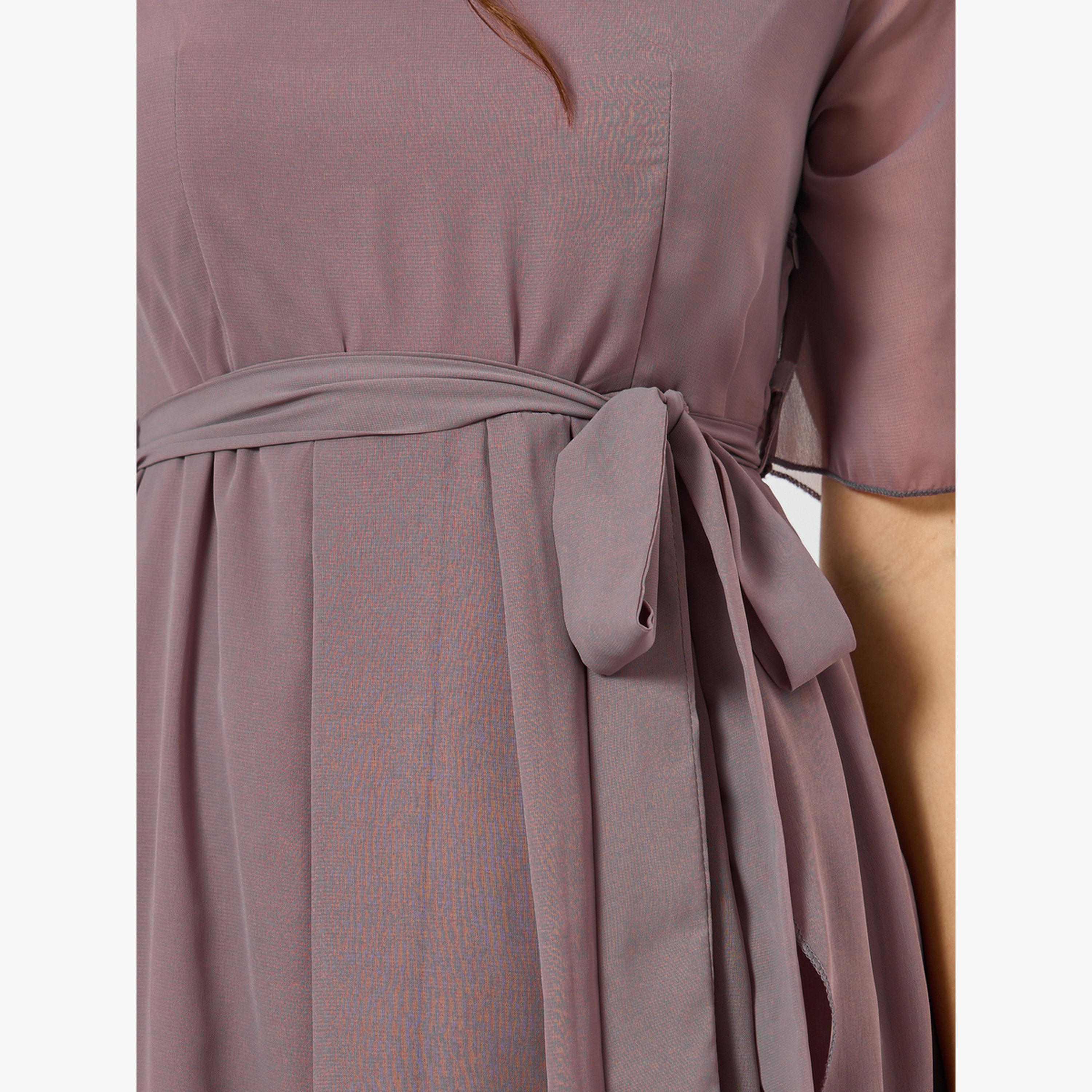 فستان طويل مع رباط خصر-women-clothing-dresses-image-5