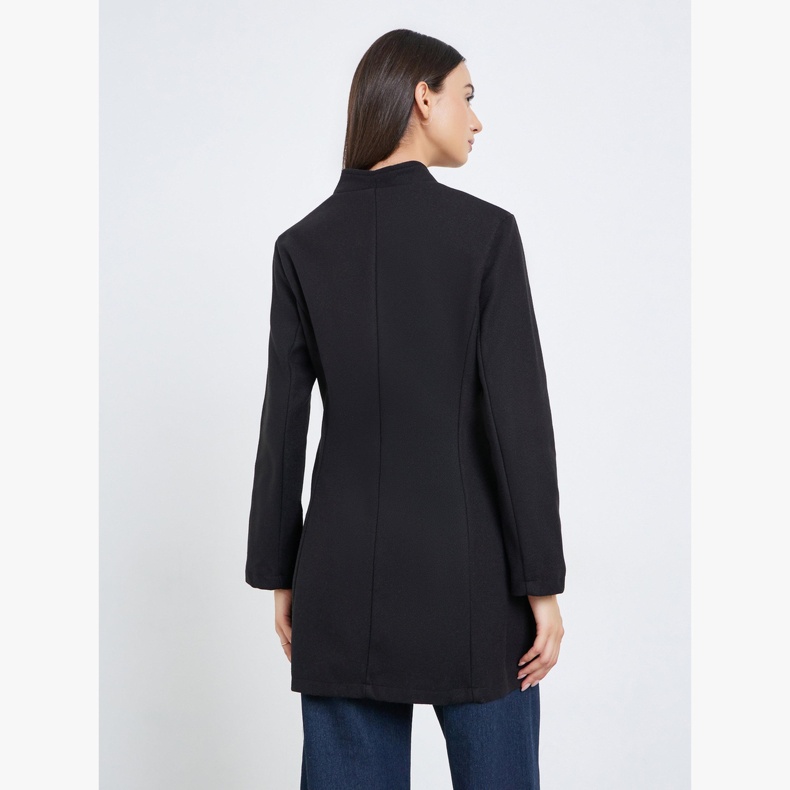 Take Two Women Solid Fitted Long Sleeve Jacket-women-clothing-coatsandjackets-coats-image-5