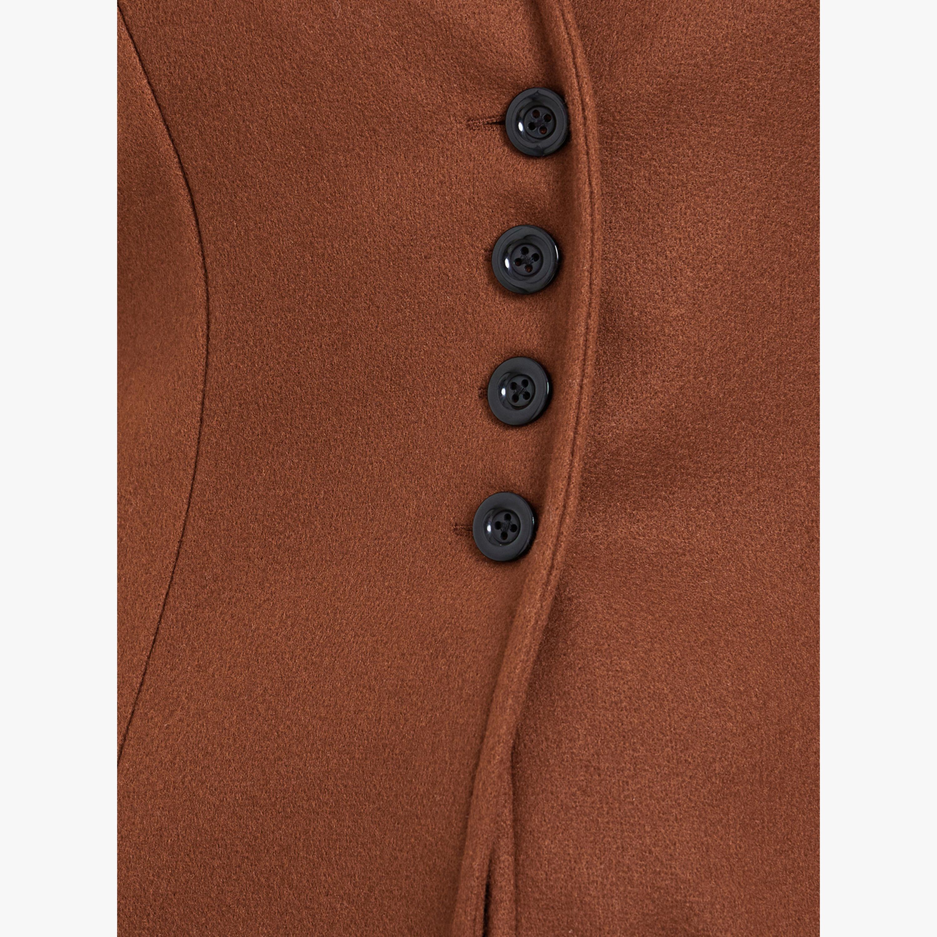 جاكيت نسائي بني ضيق بأكمام طويلة-women-clothing-coatsandjackets-coats-image-2