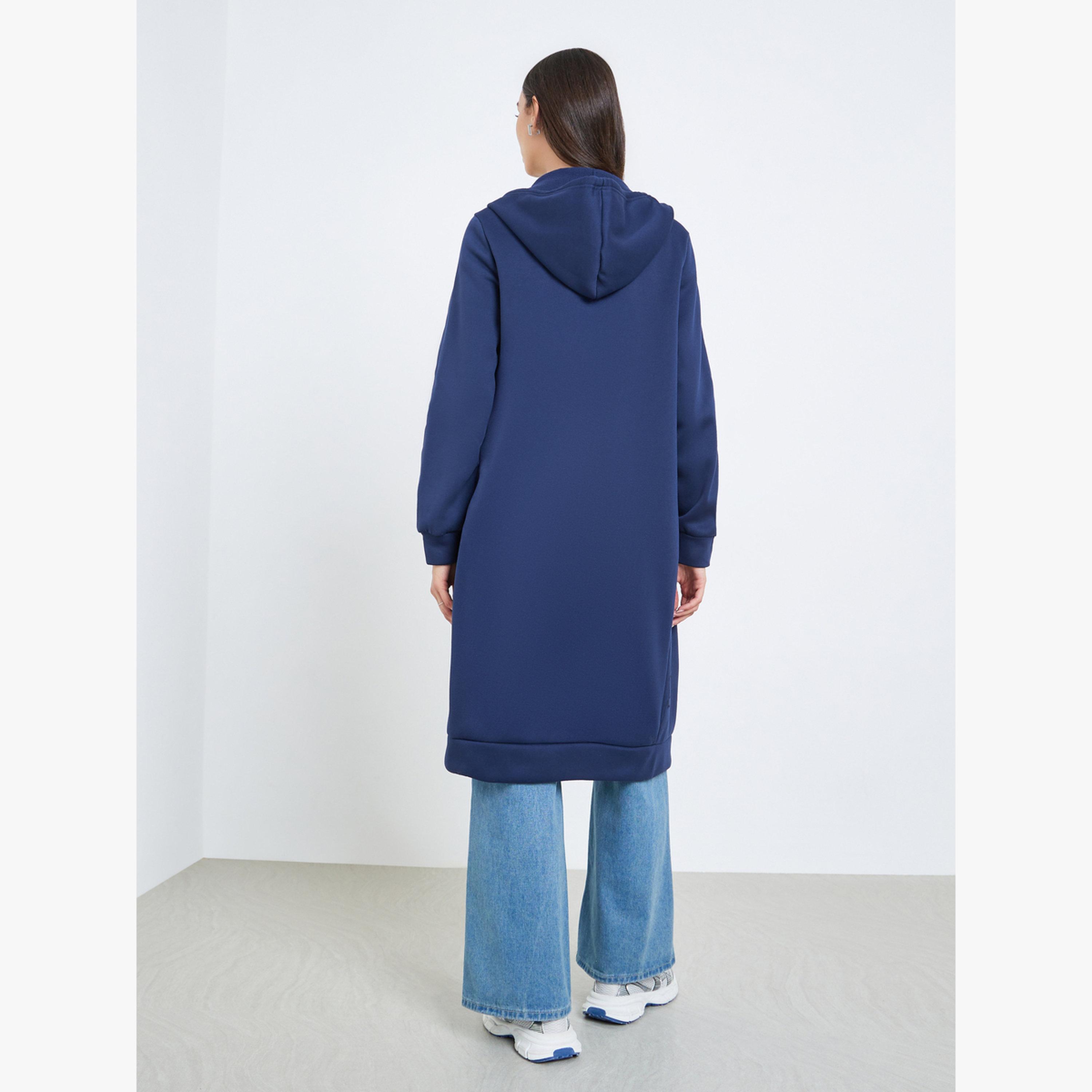 جاكيت هودي نسائي بسحاب سادة وجيوب-women-clothing-hoodiesandsweatshirts-hoodies-image-5