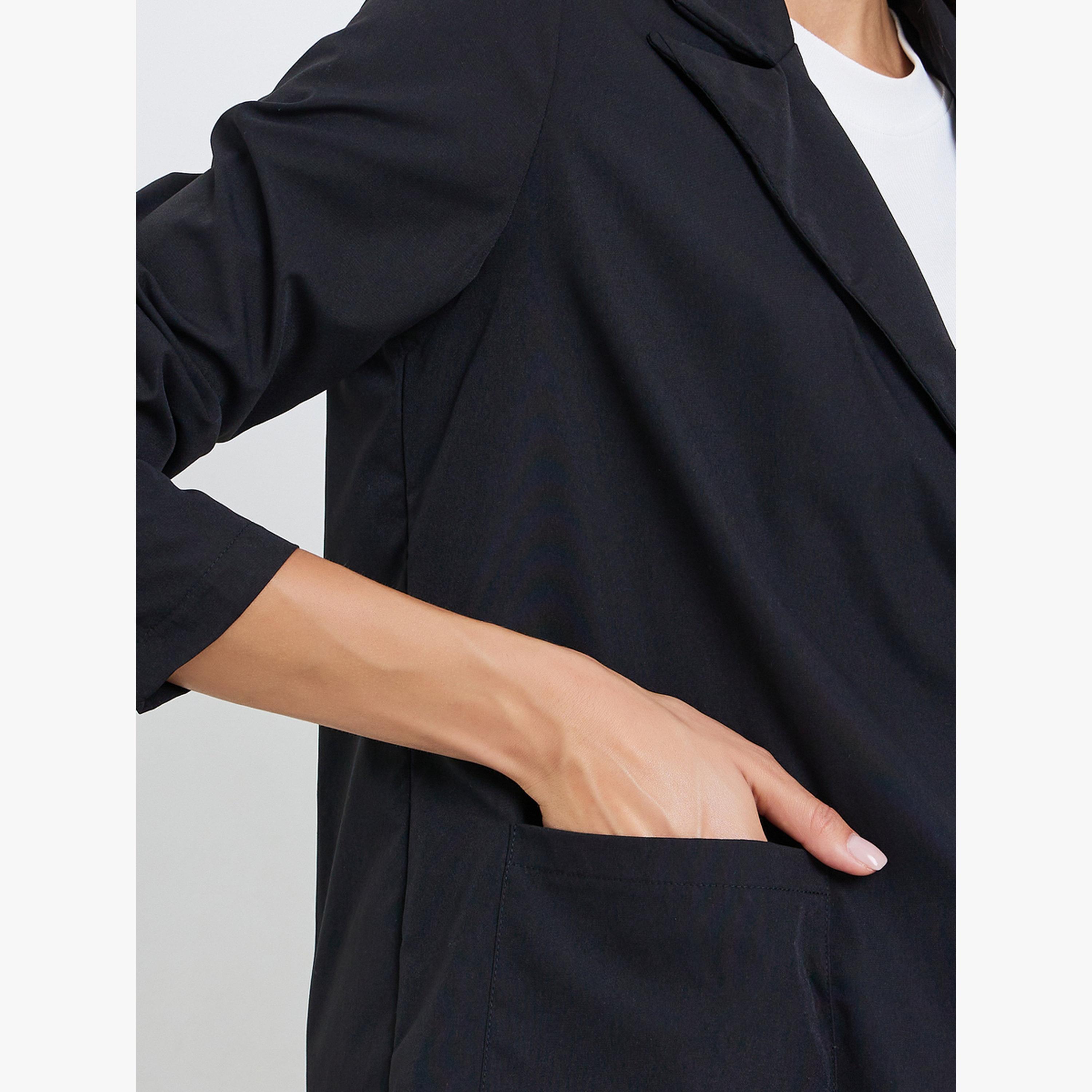Take Two Solid Pocket Detail Long Sleeve Blazer-women-clothing-coatsandjackets-blazers-image-3